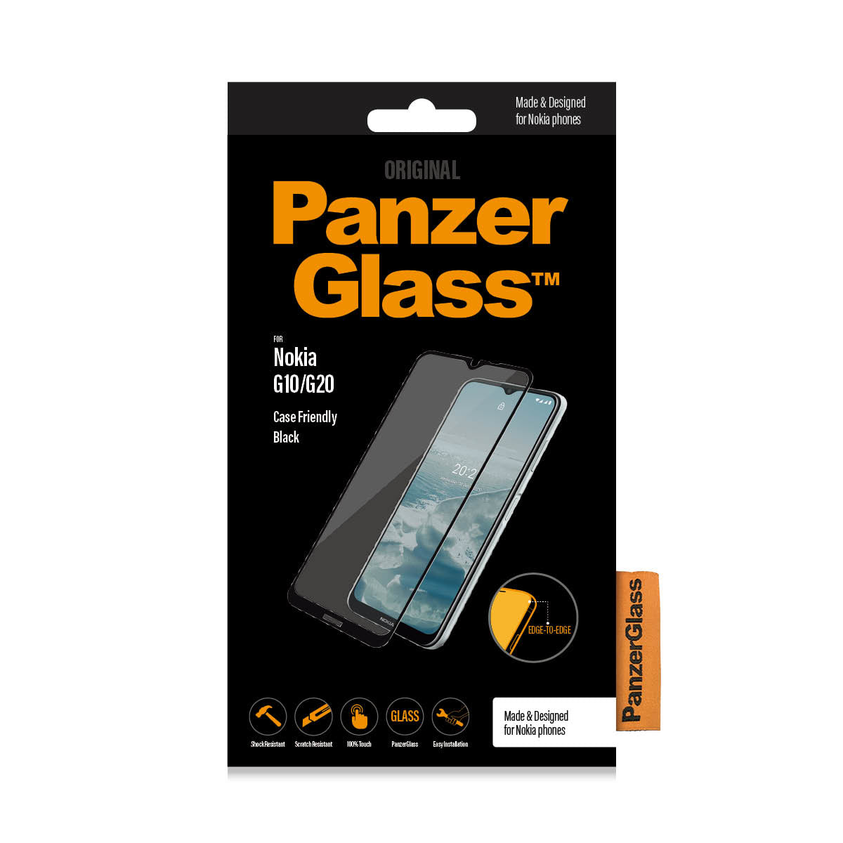  skydd Nokia 1 styck PanzerGlass 6779 5711724067792 Skärm- och Baksidesskydd till Mobiltelefoner   6779 www.electricalstuff.s