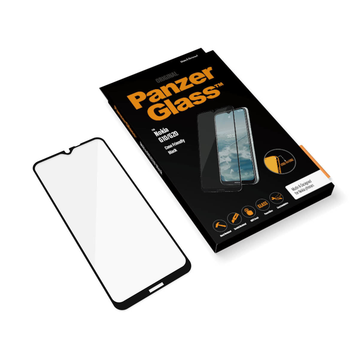   PanzerGlass 6779 skärm- och baksidesskydd till mobiltelefon Genomskinligt skärmskydd Nokia 1 styck PanzerGlass 6779 5711724