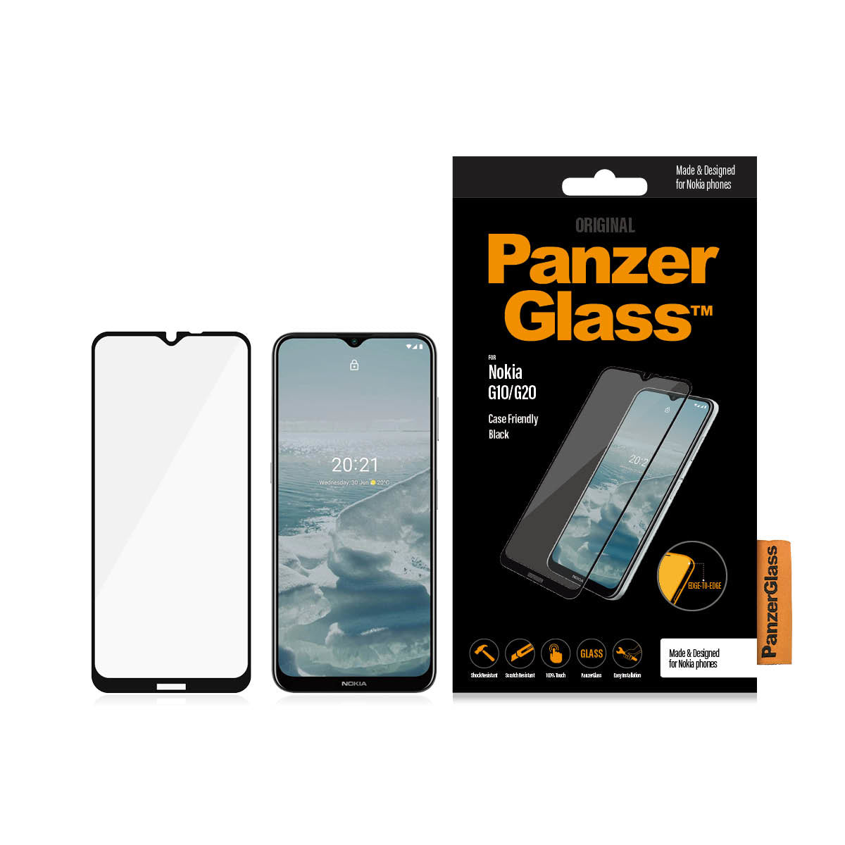  e ElectricalStuff.se   PanzerGlass 6779 skärm- och baksidesskydd till mobiltelefon Genomskinligt skärmskydd Nokia 1 styck Pa