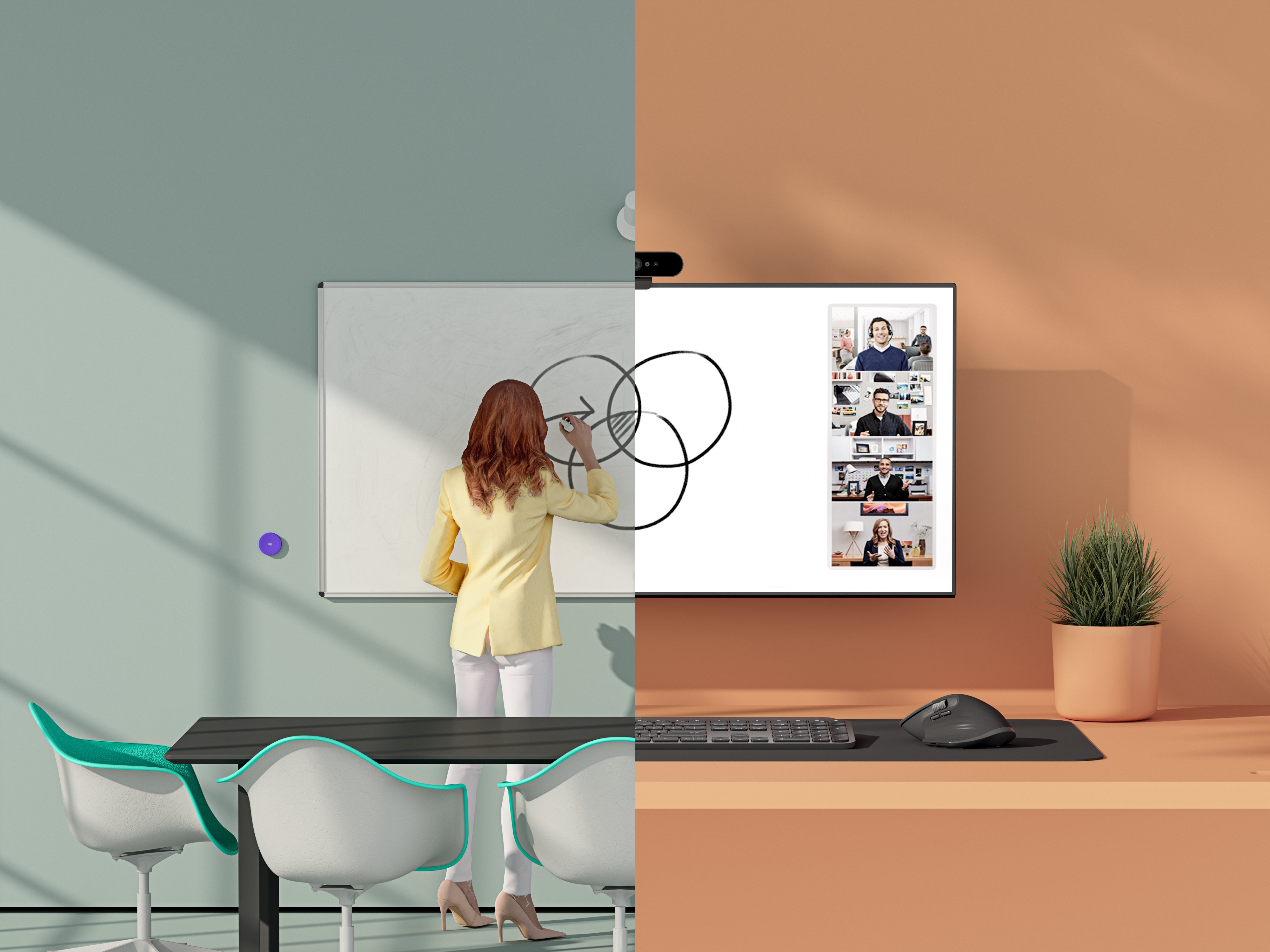  tricalStuff.se   Logitech Scribe Vit 1920 x 1080 pixlar 15 fps Logitech 960-001332 0097855165893|097855165893 Videokonferens