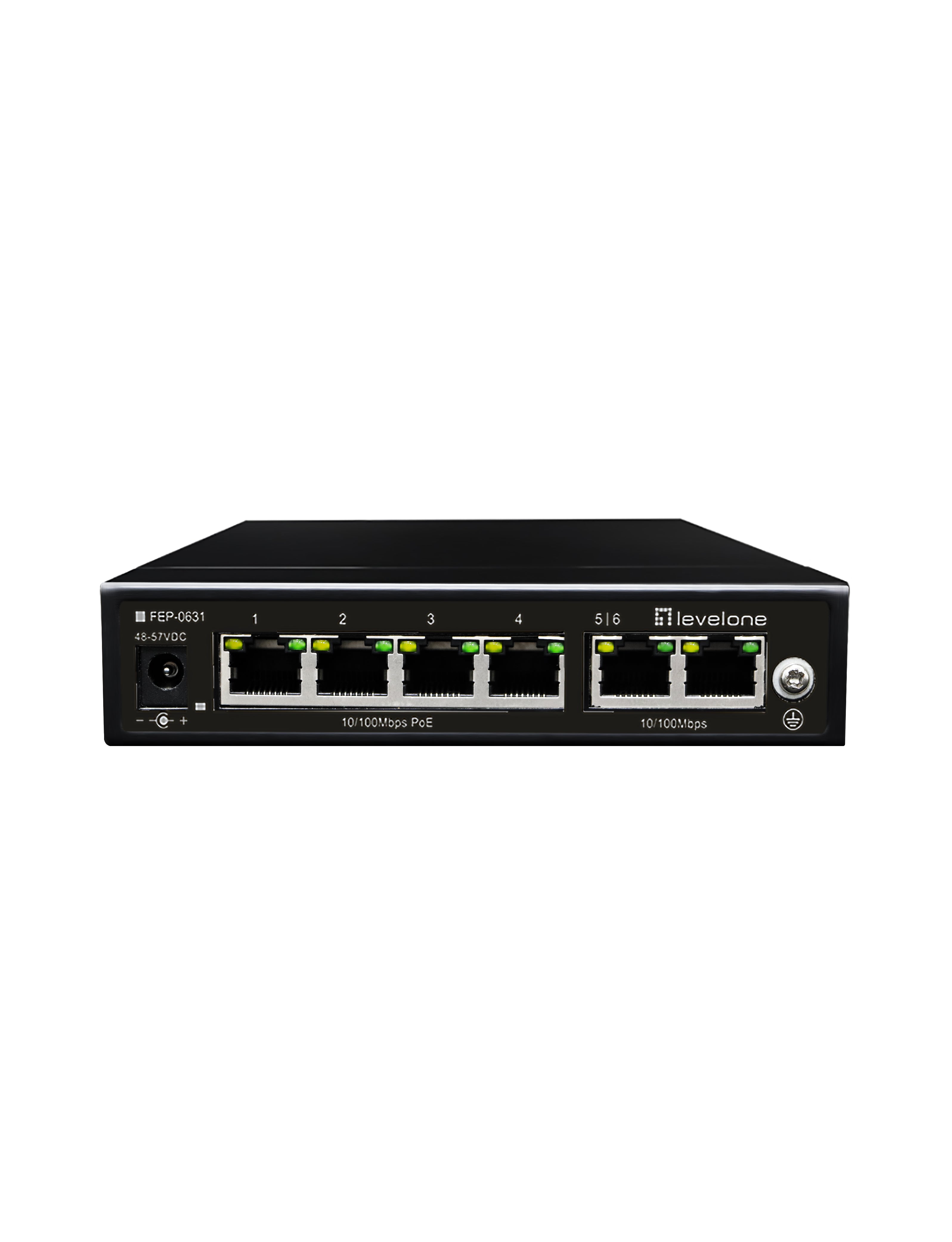  www.electricalstuff.se ElectricalStuff.se   LevelOne FEP-0631 nätverksswitchar Fast Ethernet (10/100) Strömförsörjning via E