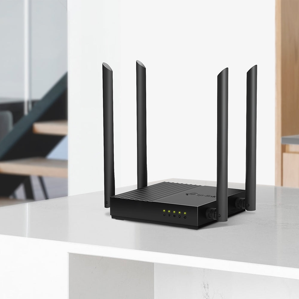  Hz / 5 GHz) Svart TP-Link ARCHER C64 4897098683200 Trådlösa Routrar   Archer C64 www.electricalstuff.se ElectricalStuff.se  