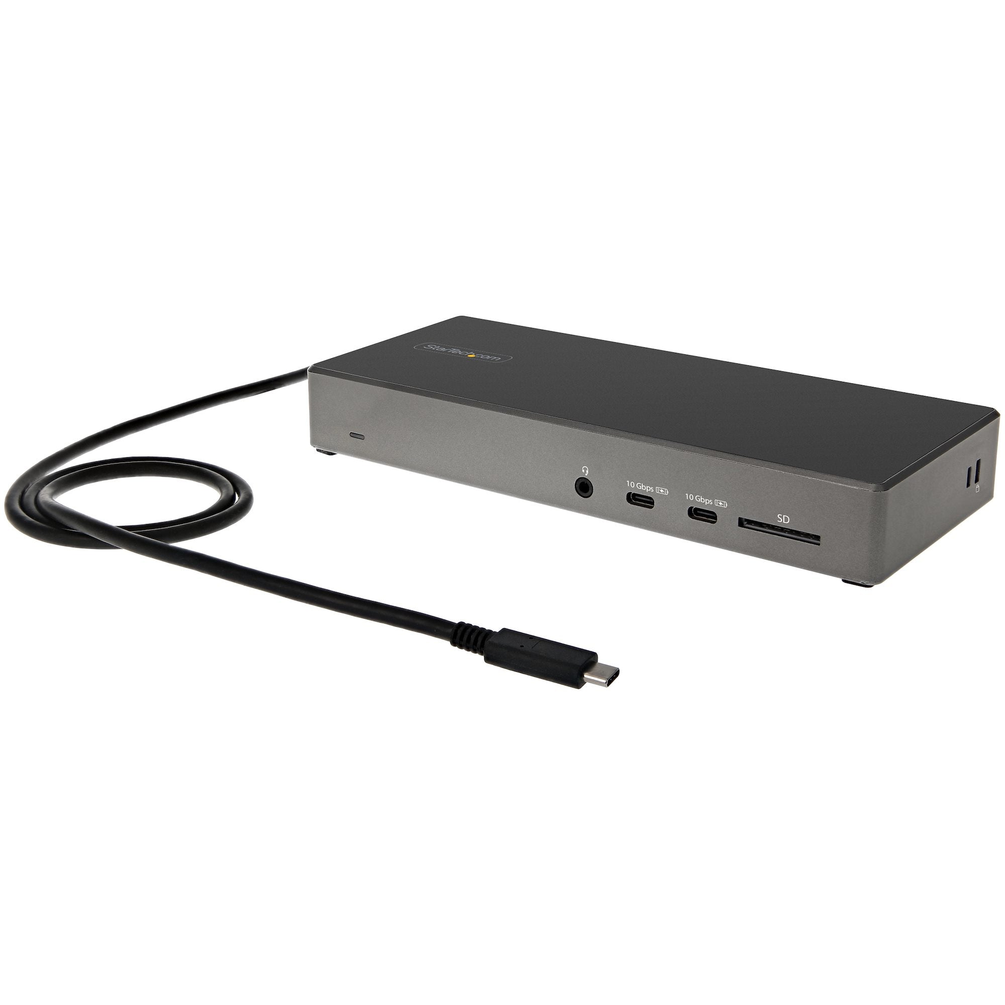  ation för tre 4K-skärmar - 100 W strömförsörjning - DP 1.4 alt-läge och DSC, 2x DisplayPort 1.4/HDMI 2.0 - 6x USB (2x 10 Gbi