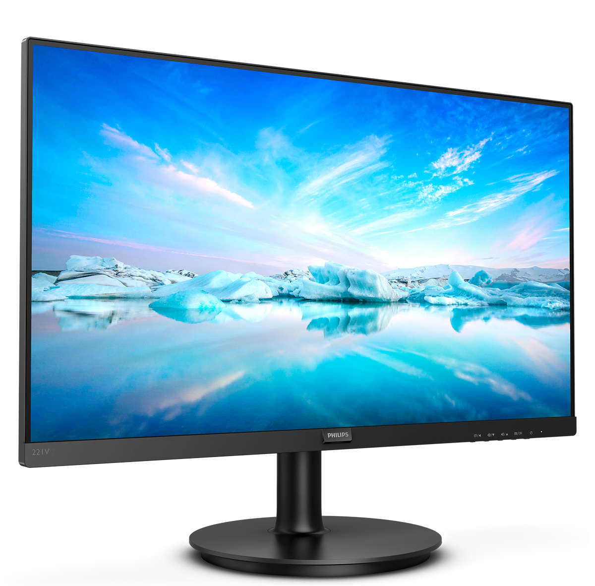  ps V Line 221V8A/00 LED display 54,6 cm (21.5") 1920 x 1080 pixlar Full HD Svart Philips 221V8A/00 8712581760199 Platta Pc-S