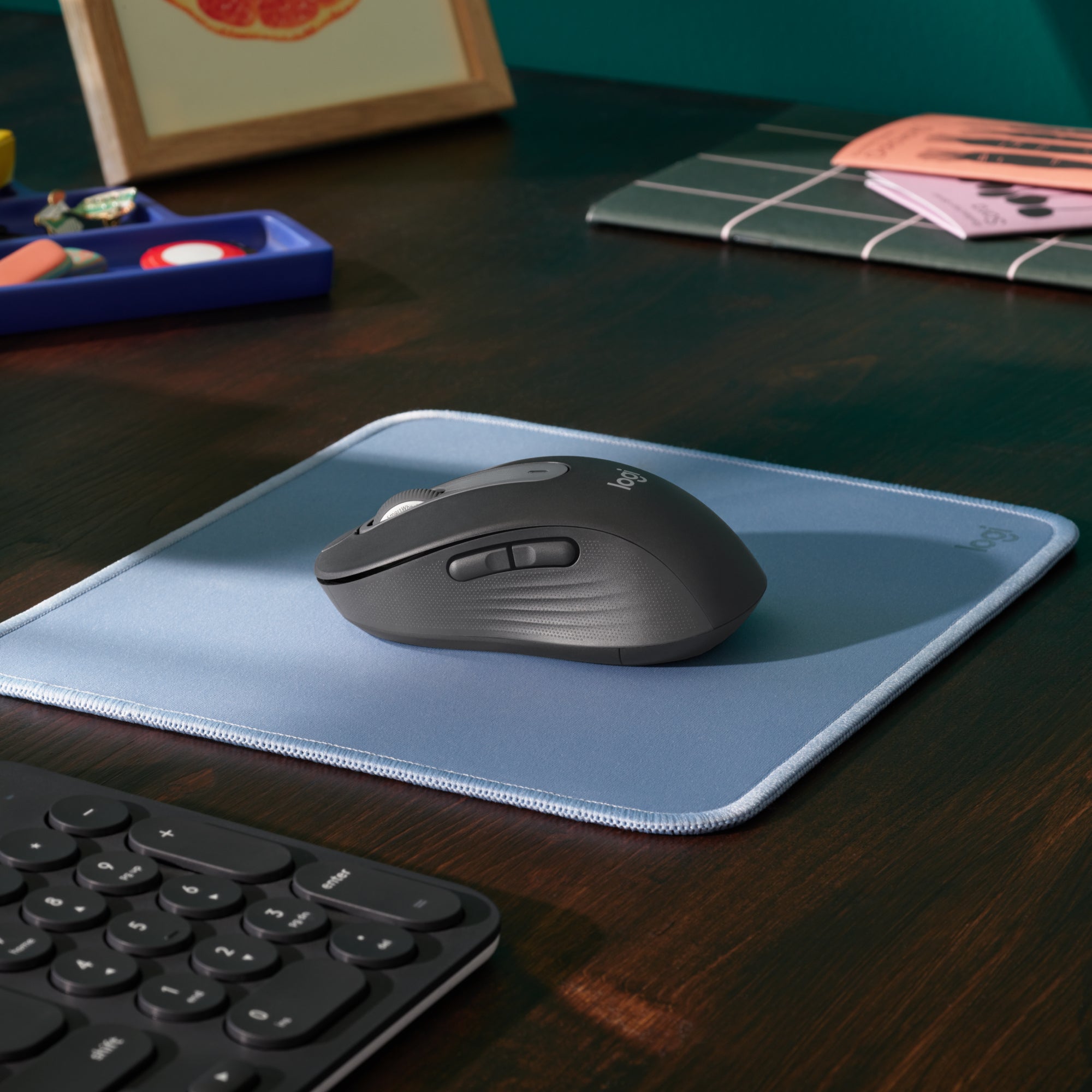   Signature M650 datormöss Kontor högerhand Trådlös RF + Bluetooth Optisk 4000 DPI Logitech 910-006253 5099206097223 Datormös