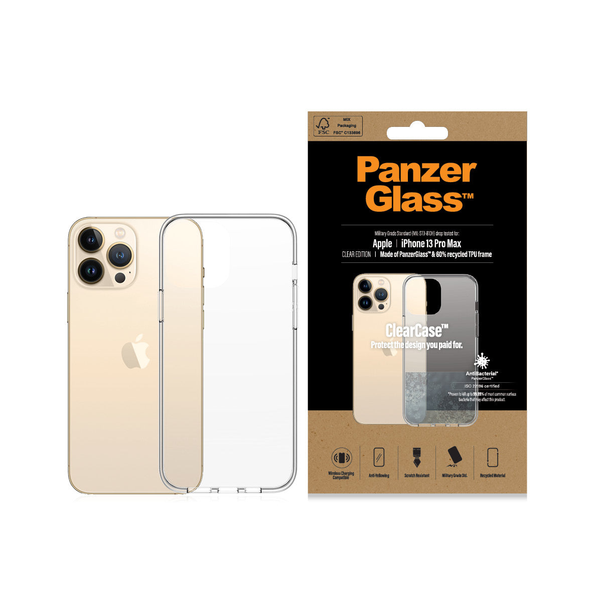  sparent PanzerGlass 0314 5711724003141 Mobiltelefonfodral   0314 www.electricalstuff.se ElectricalStuff.se   PanzerGlass 031