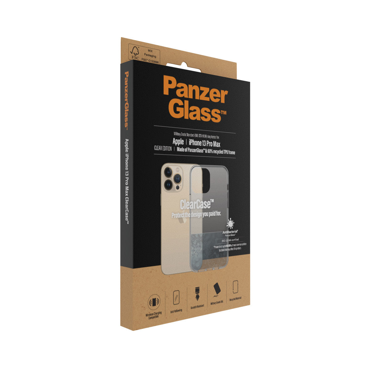  4 mobiltelefonfodral Omslag Transparent PanzerGlass 0314 5711724003141 Mobiltelefonfodral   0314 www.electricalstuff.se Elec
