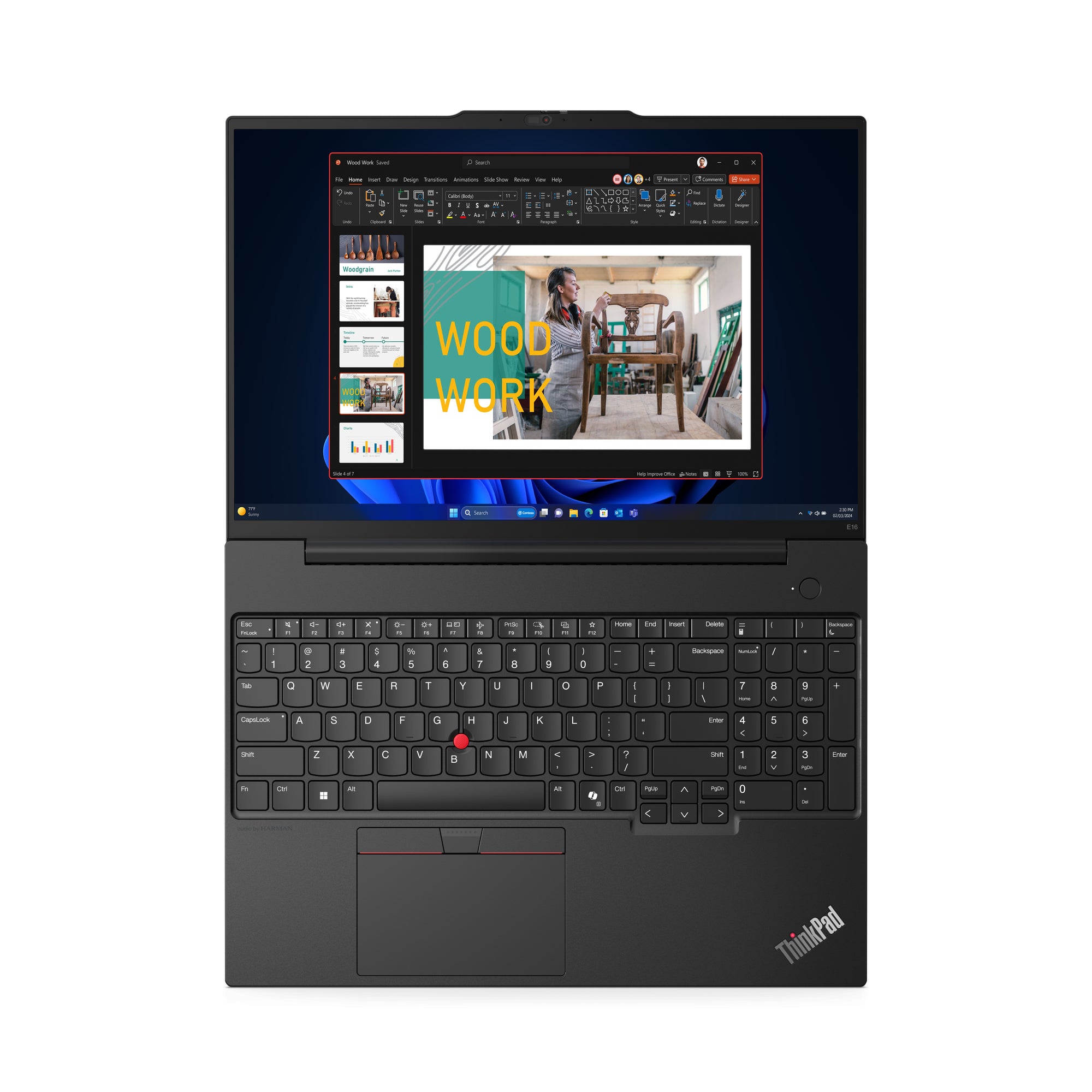  HS Bärbar dator 40,6 cm (16") WUXGA 16 GB DDR5-SDRAM 512 GB SSD Wi-Fi 6E (802.11ax) Windows 11 Pro Svart Lenovo 21M5002AGE 0