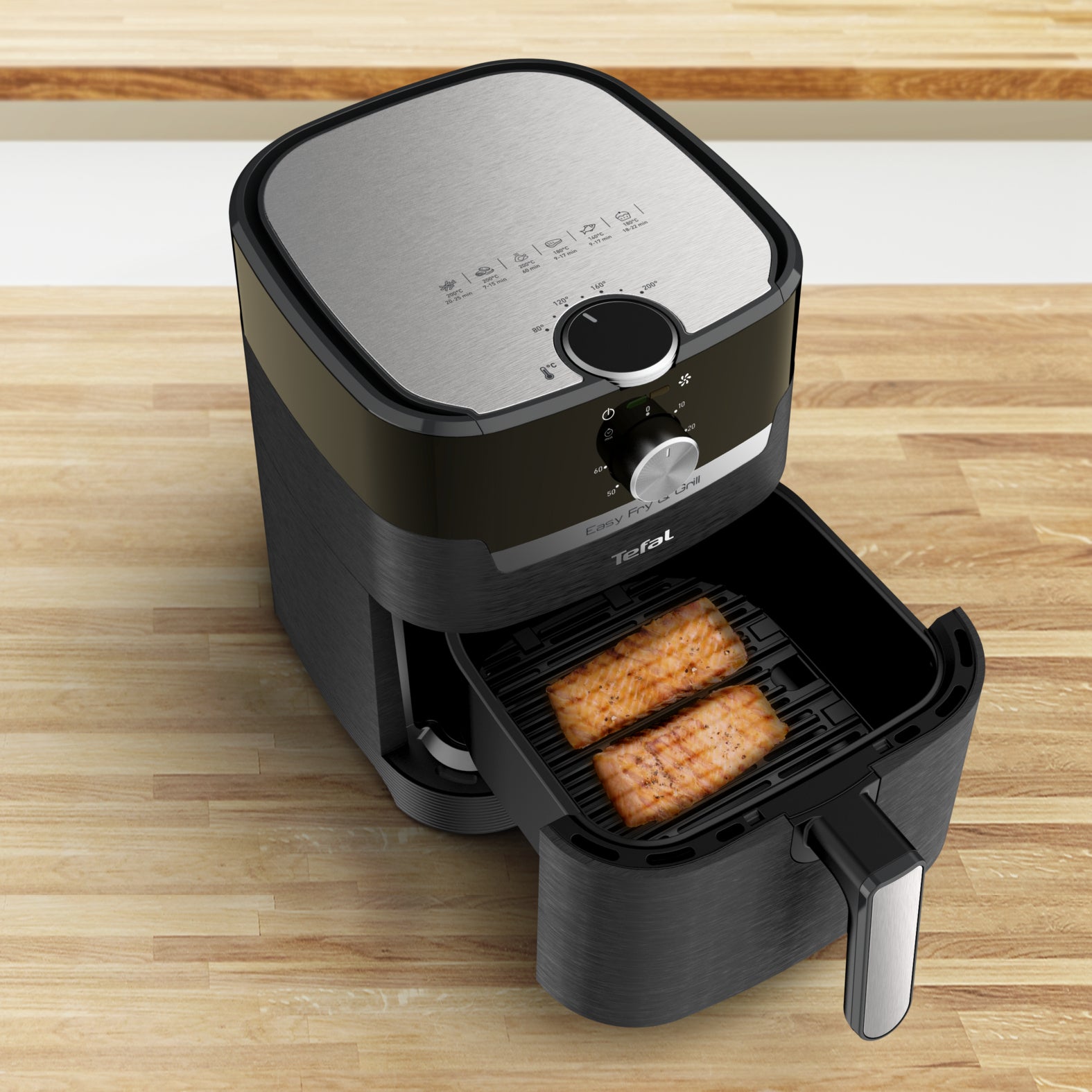  550 W Varmluftsfritös Svart Tefal EY501815 3045380020764 Fritöser Easy Fry & Grill  EY5018 www.electricalstuff.se Electrical