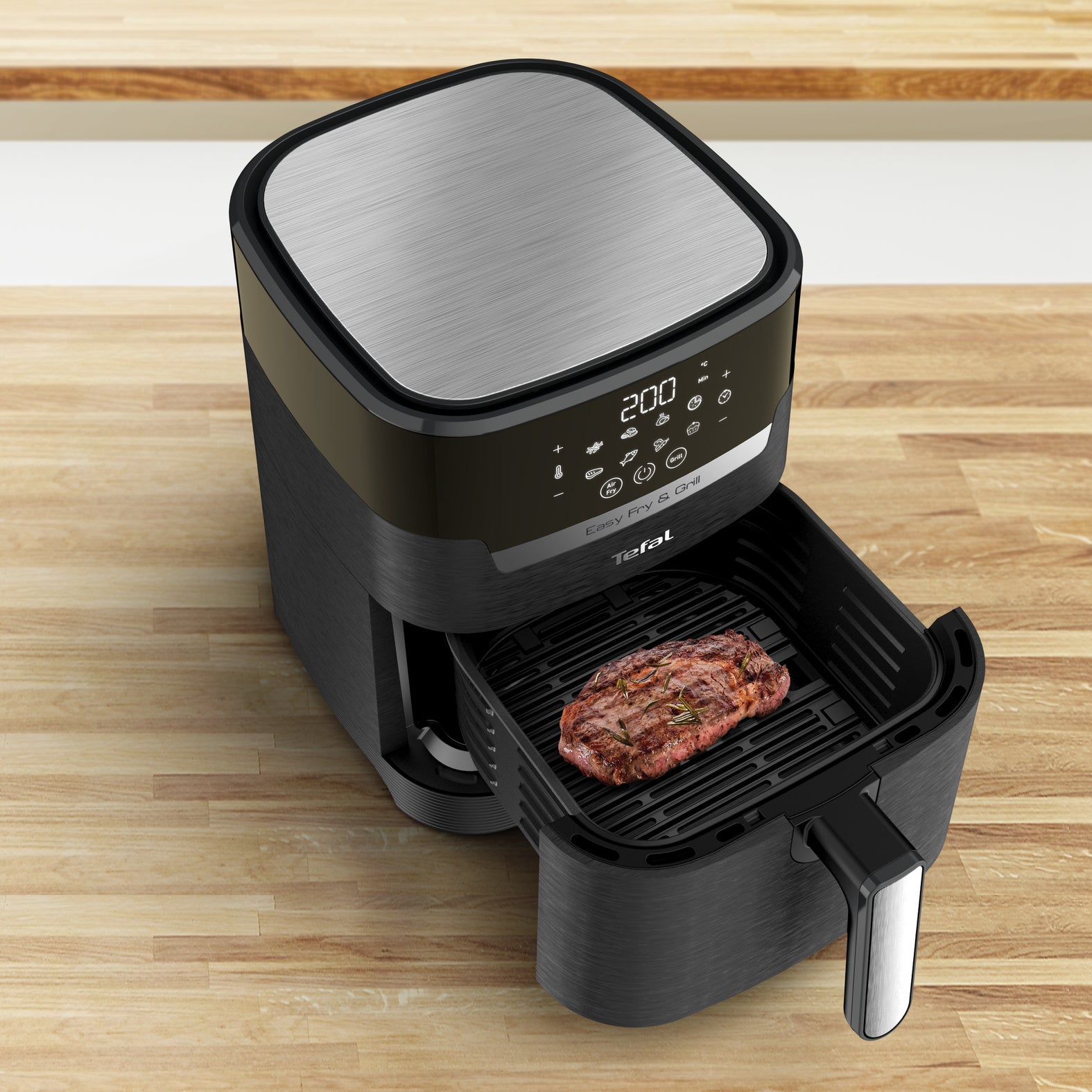   & Grill  EY5058 www.electricalstuff.se ElectricalStuff.se   Tefal Easy Fry & Grill EY5058 Single 4,2 l Fristående 1550 W Va