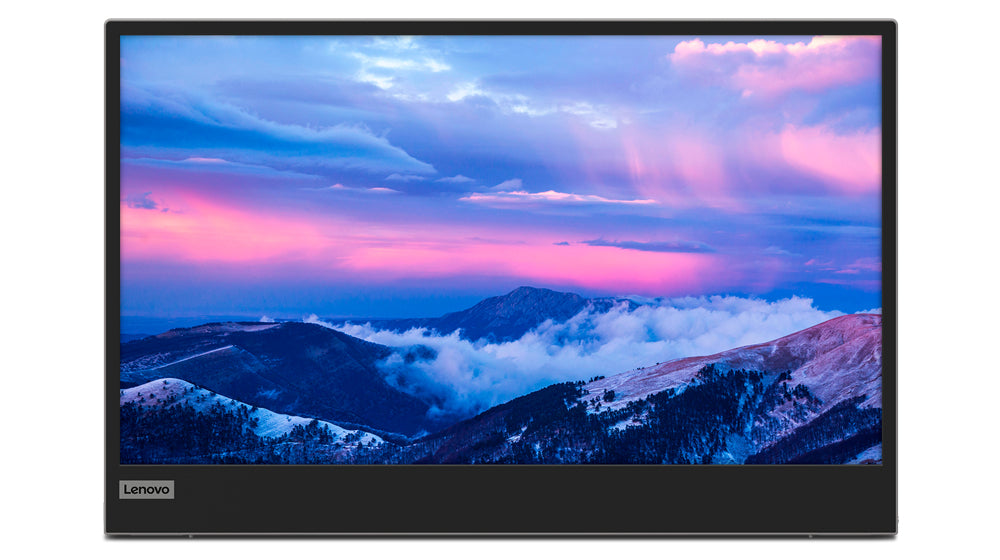  D display 39,6 cm (15.6") 1920 x 1080 pixlar Full HD Svart, Grå Lenovo 66E4UAC1WL 0195891581117|195891581117 Platta Pc-Skärm