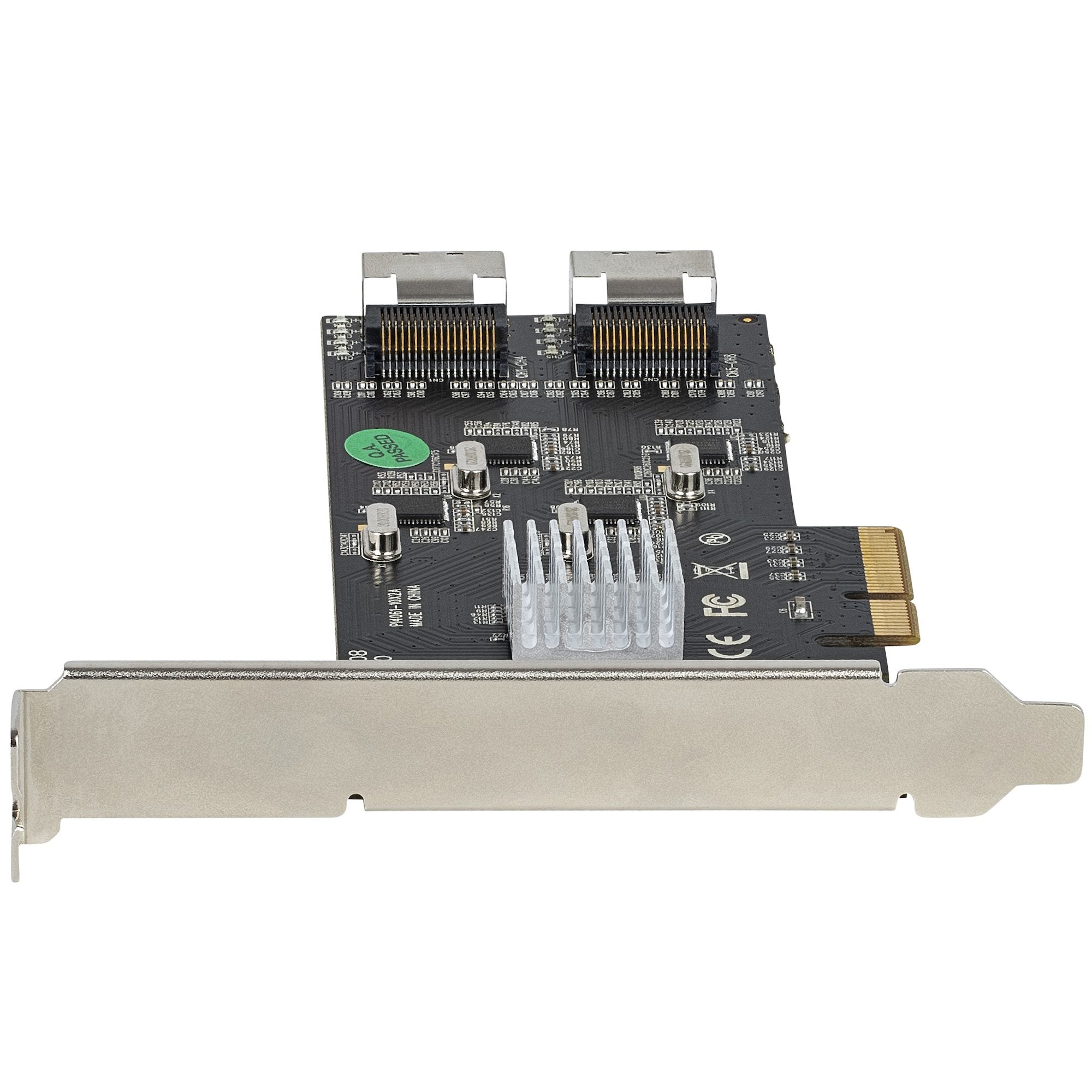 apter med 4 värdkontroller - SATA PCIe-kontrollerkort - PCI-e x4 Gen 2 till SATA III - SATA HDD/SSD SATA III (6 Gbps) | PCI 