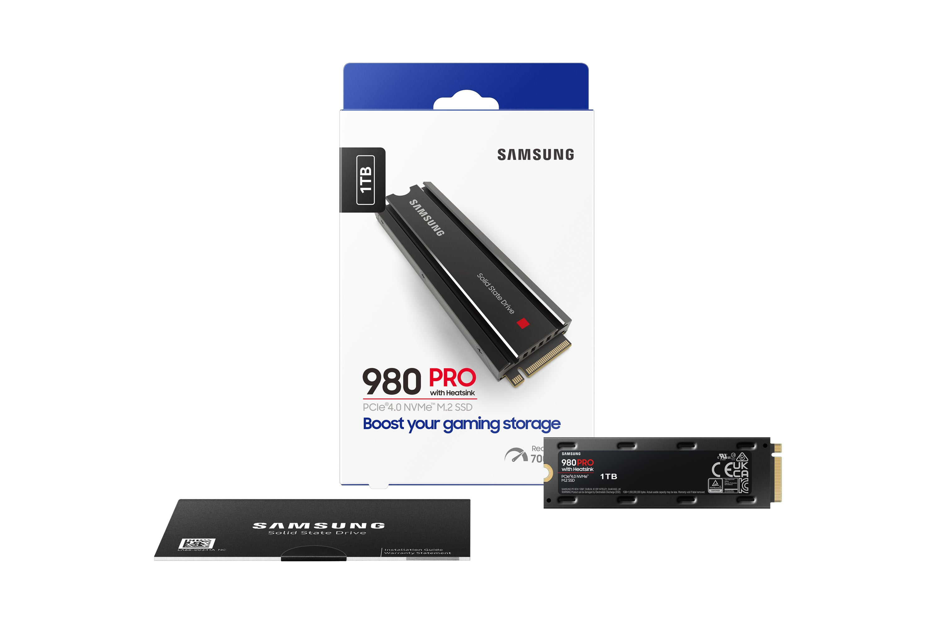  683|0887276598352|887276598352 SSD-Hårddisk   980 PRO PCle 4.0 NVMe M.2 SSD med kylfläns 1TB www.electricalstuff.se Electric