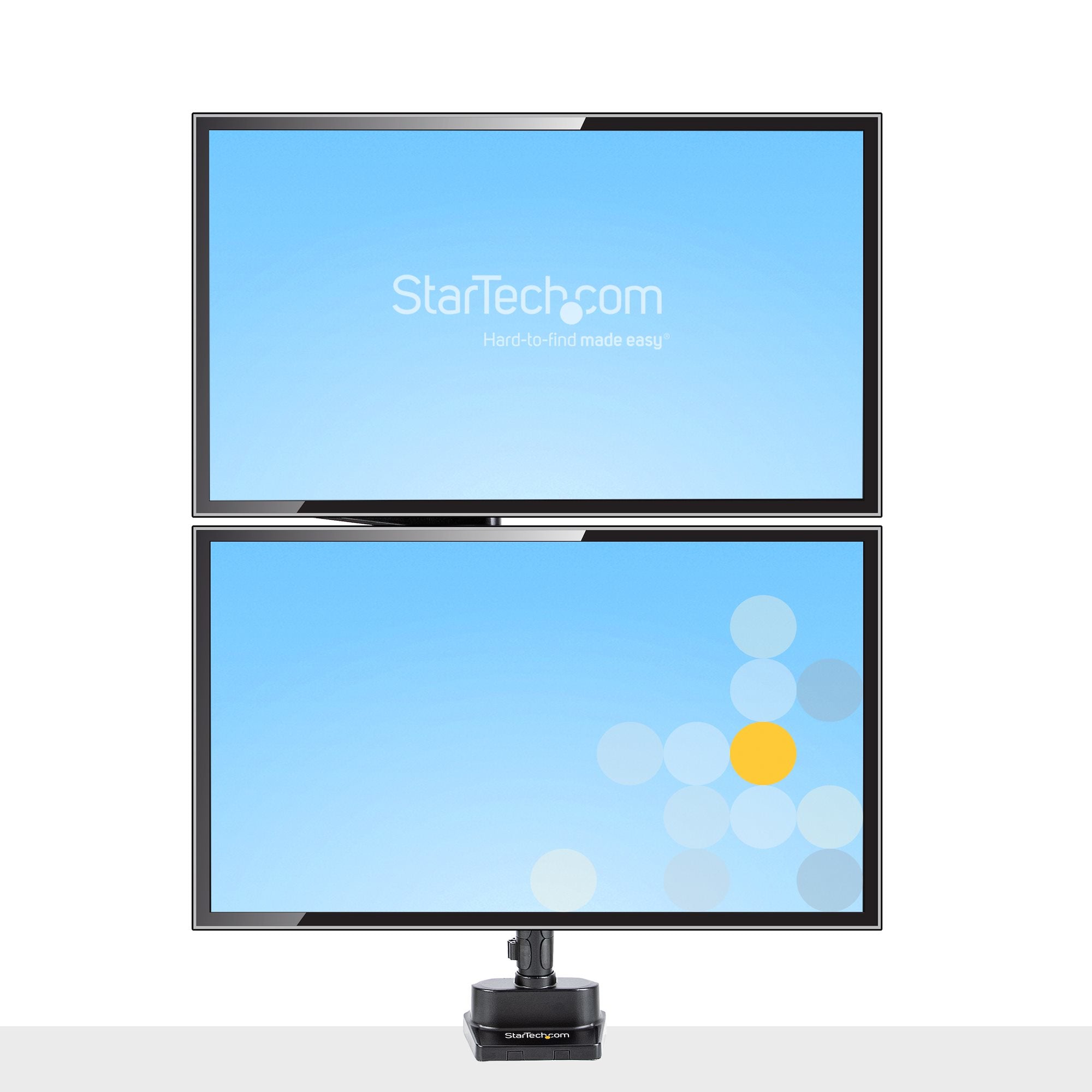 se   StarTech.com ARMDUALPIVOT fäste och ställ till bildskärm 81,3 cm (32") Bord Svart StarTech.com ARMDUALPIVOT 00650308925