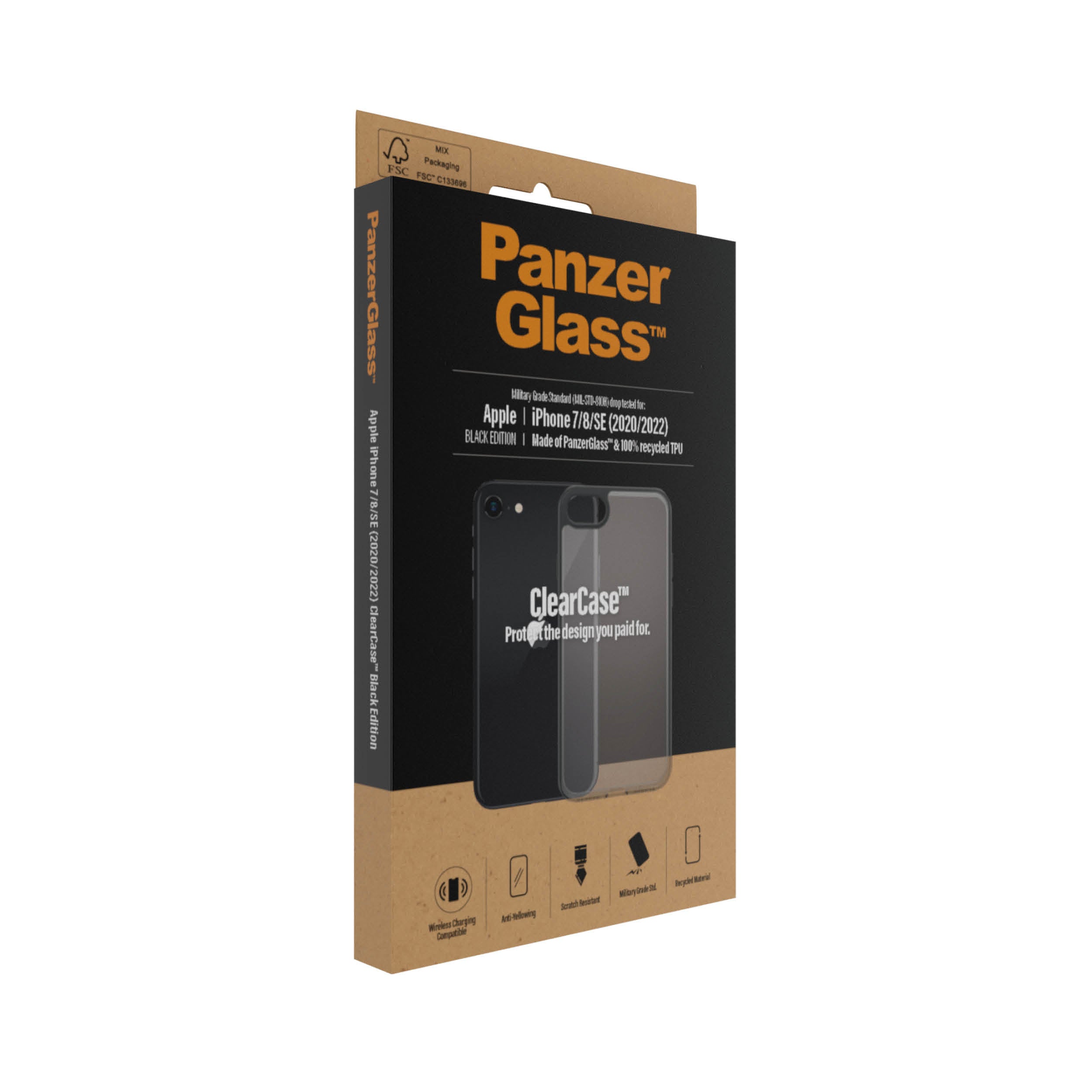  onfodral Omslag Svart PanzerGlass 0227 5711724002274 Mobiltelefonfodral   0227 www.electricalstuff.se ElectricalStuff.se   P