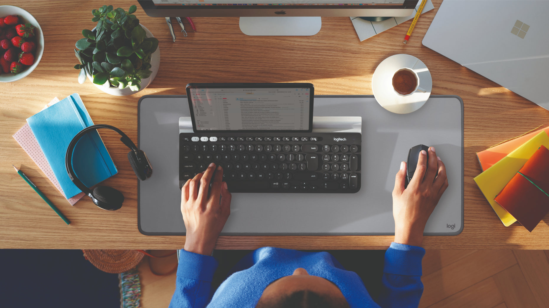  o Series lavendel Logitech 956-000054 5099206099494 Musmattor   Desk Mat Studio Series www.electricalstuff.se ElectricalStuf