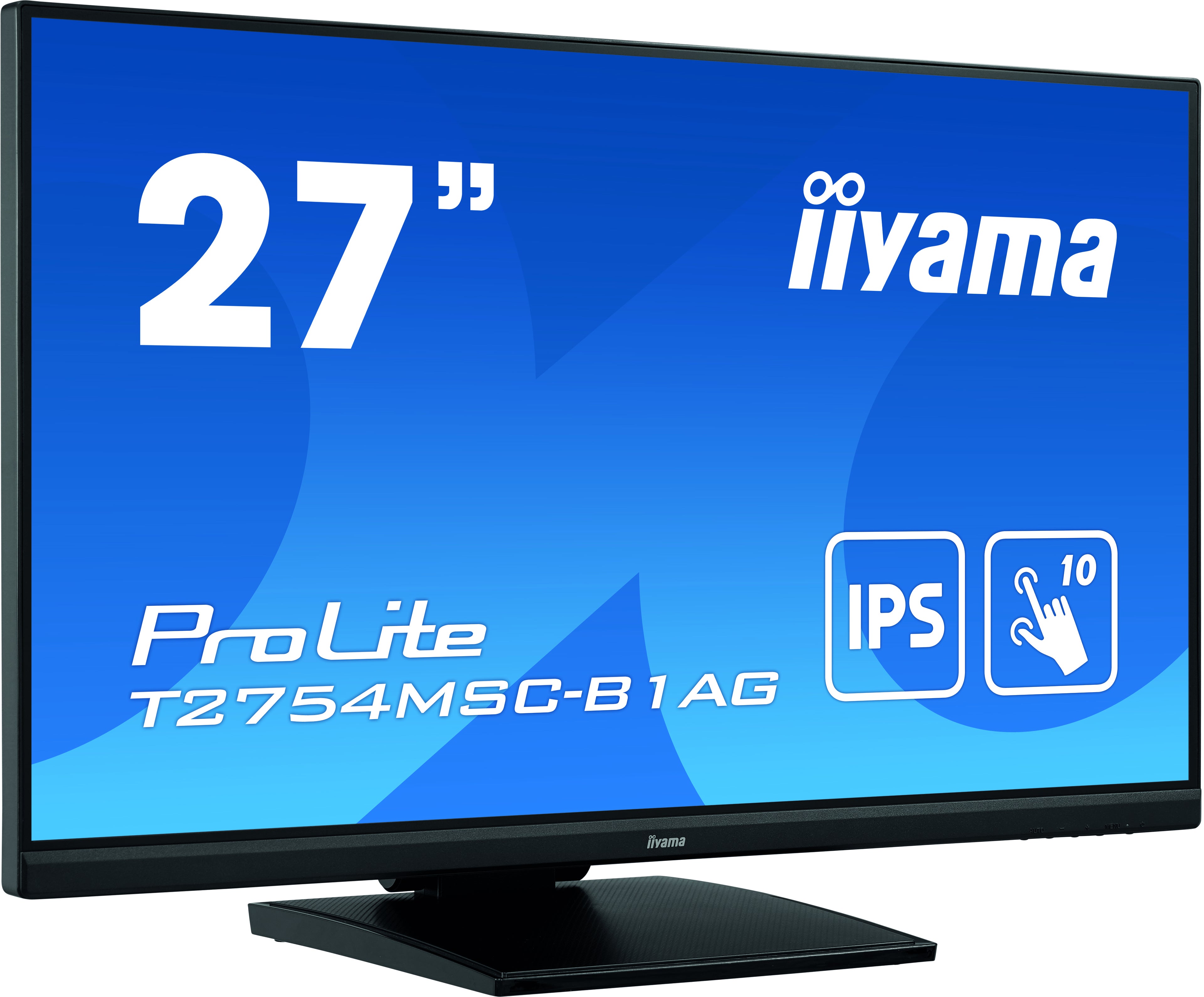   Full HD LED Pekskärm Flera användare Svart iiyama T2754MSC-B1AG 4948570118632 Platta Pc-Skärmar ProLite  T2754MSC-B1AG www.