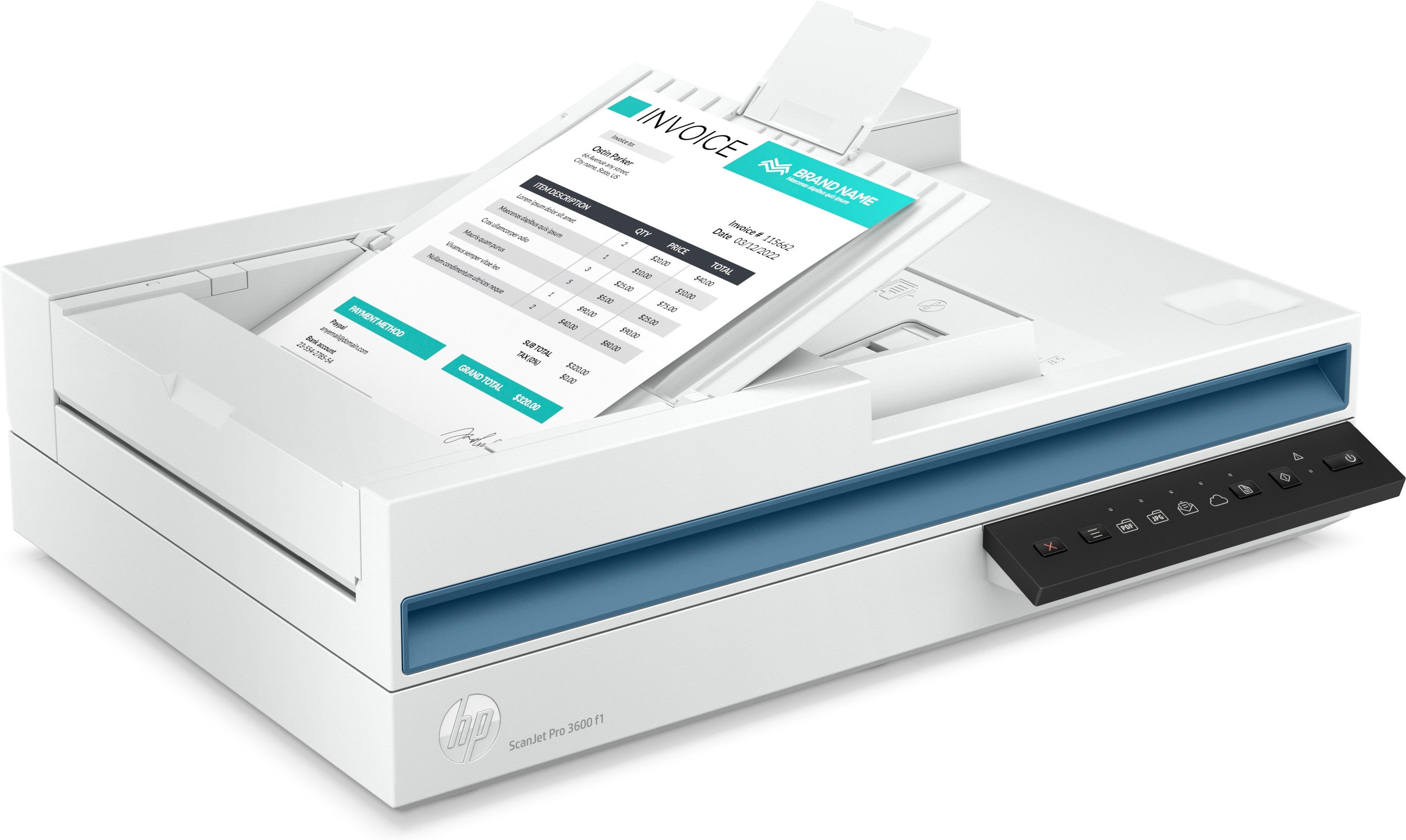  alStuff.se   HP Scanjet Pro 3600 f1 Flatbädds- och ADF-scanner 1200 x 1200 DPI A4 Vit HP 20G06A#B19 0195697674020|1956976740