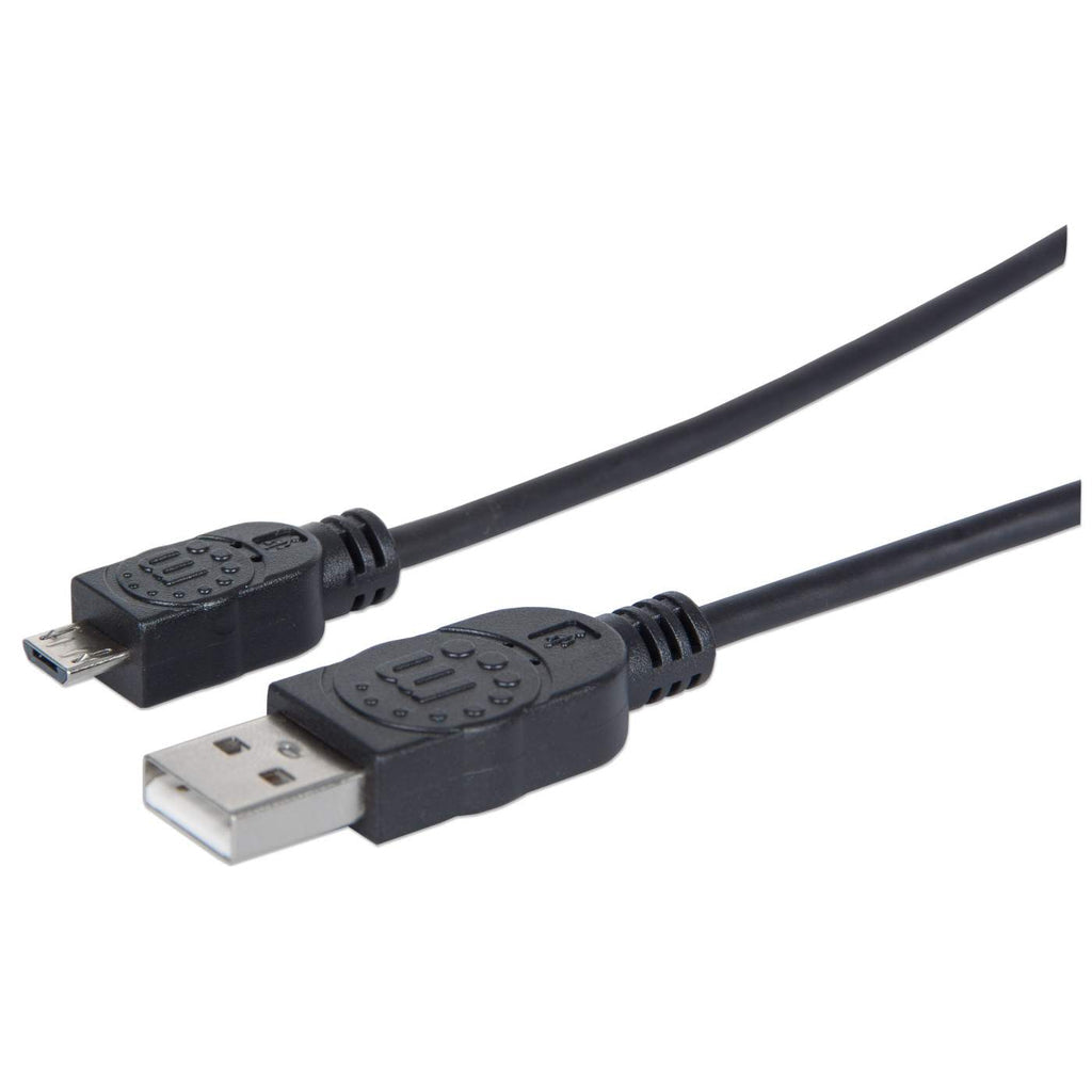  www.electricalstuff.se ElectricalStuff.se   Manhattan 307178 USB-kablar USB 2.0 1,8 m USB A Micro-USB B Svart Manhattan 3071