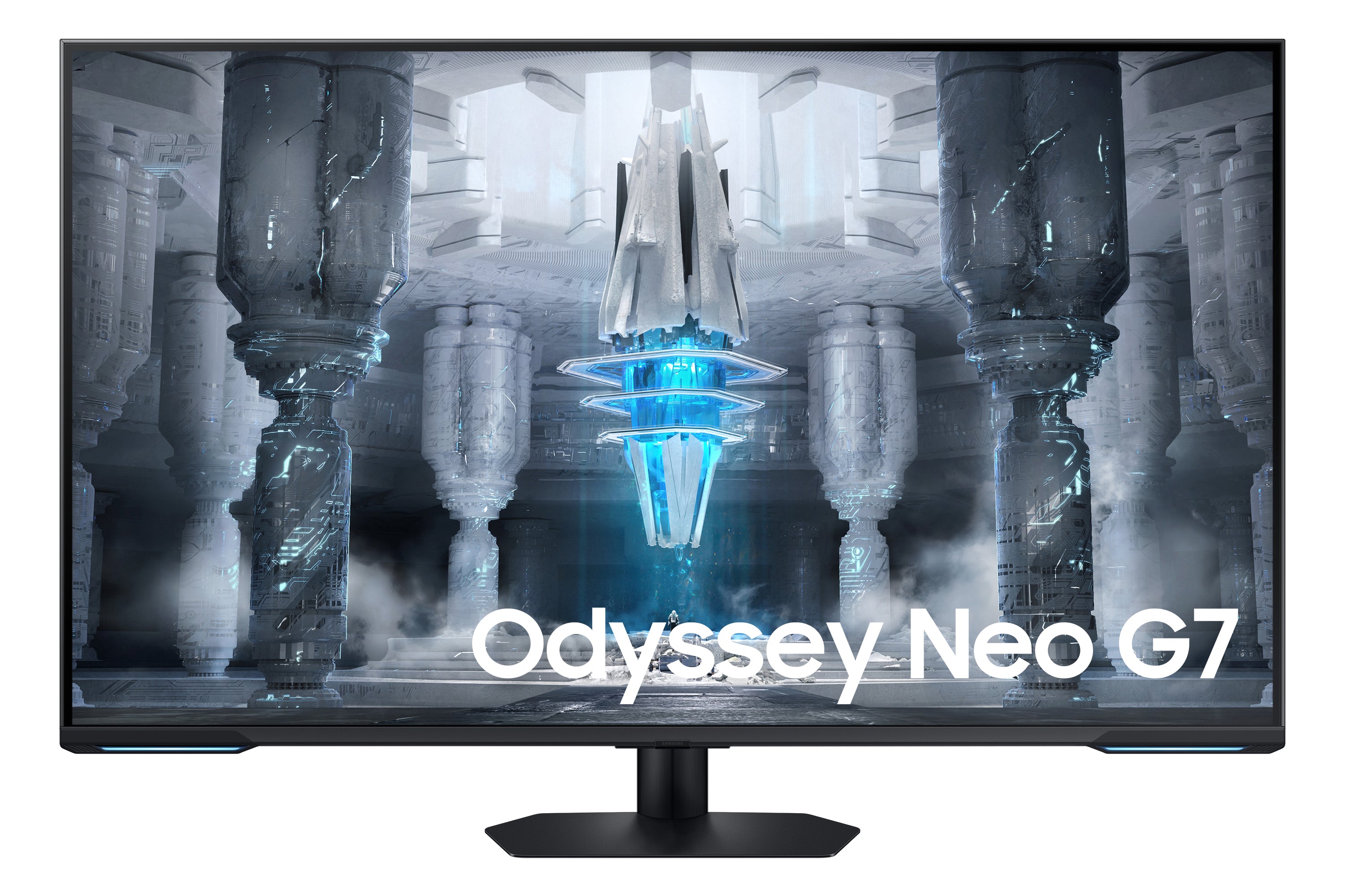   HD LED Svart, Vit Samsung LS43CG700NUXEN 8806094712100 Platta Pc-Skärmar Odyssey Neo G7 S43CG700NU www.electricalstuff.se E