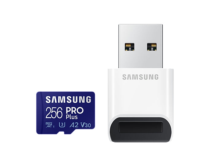  Stuff.se   Samsung PRO Plus 256 GB MicroSDXC UHS-I Klass 10 Samsung MB-MD256KA/APC  Flashminne   PRO Plus www.electricalstuf
