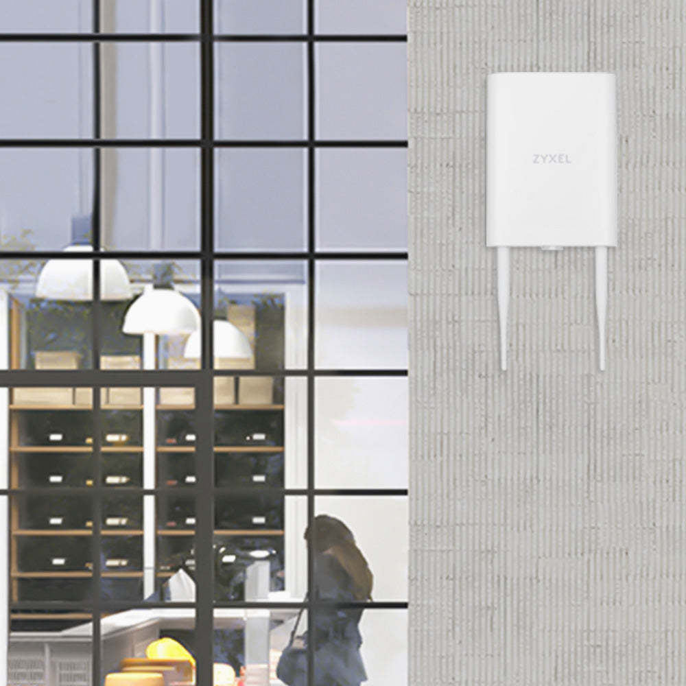  se   Zyxel NWA55AXE 1775 Mbit/s Vit Strömförsörjning via Ethernet (PoE) stöd Zyxel NWA55AXE-EU0102F 4718937621996 Access-Pun