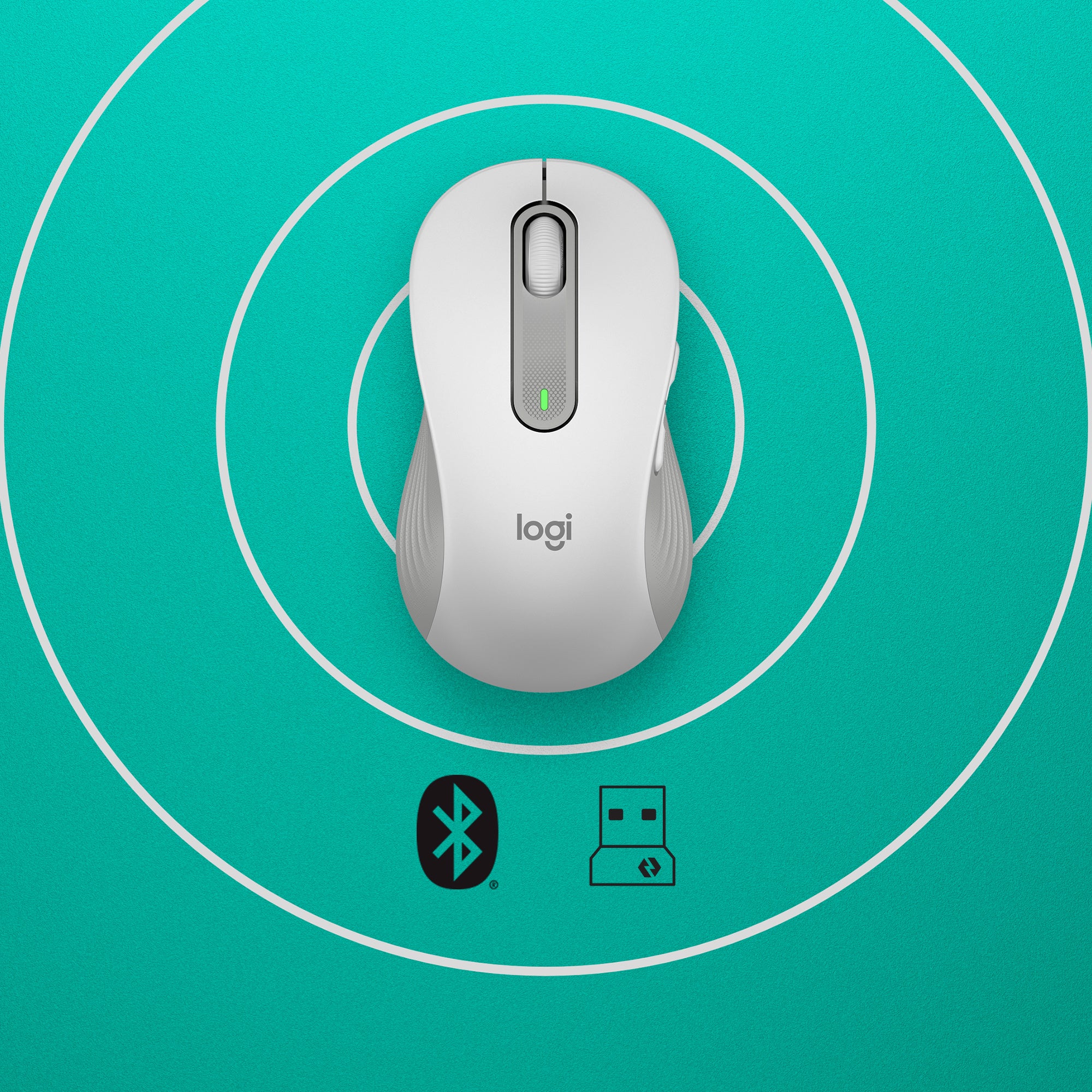  rådlös RF + Bluetooth Optisk 4000 DPI Logitech 910-006240 5099206097216 Datormöss   Signature M650 www.electricalstuff.se El