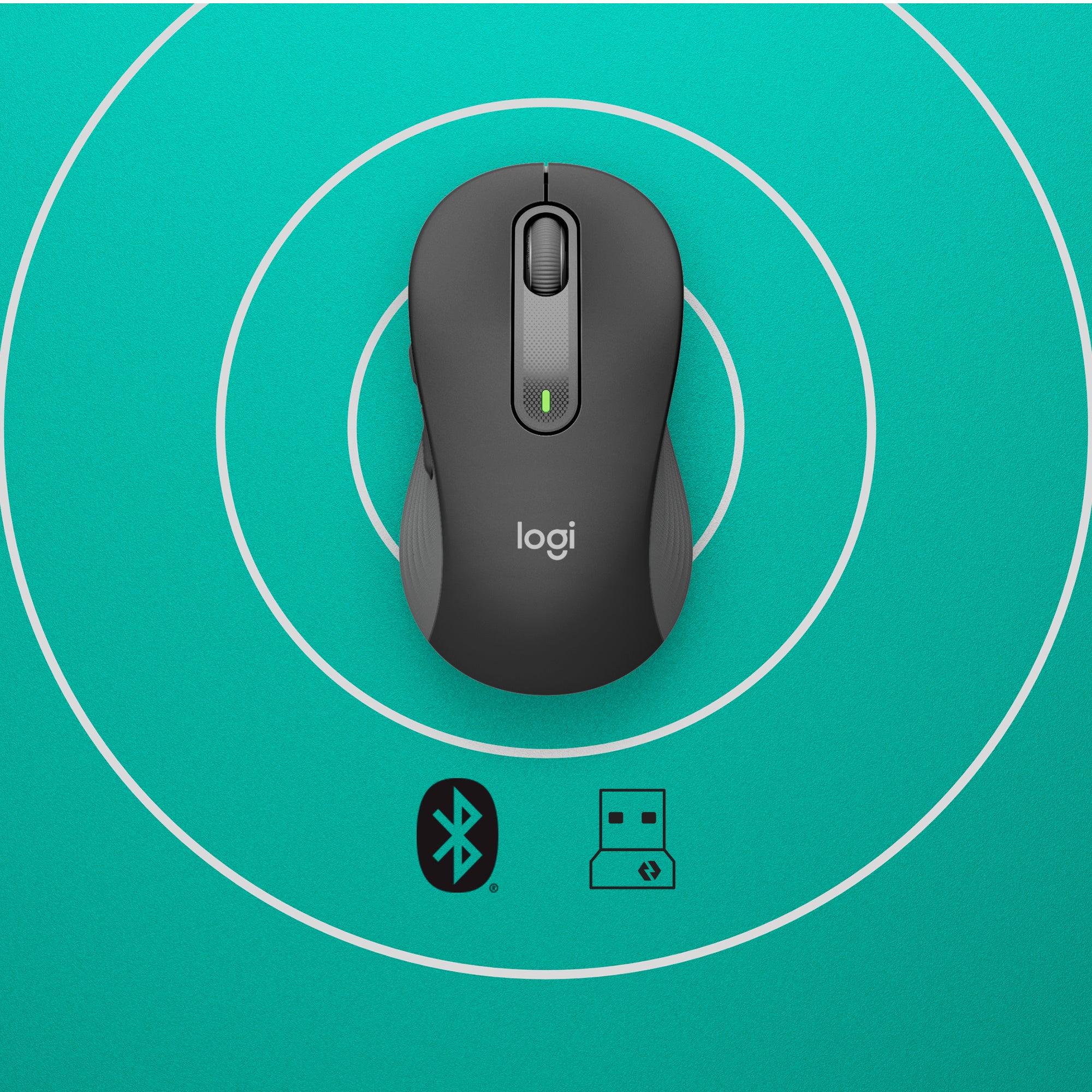   + Bluetooth Optisk 4000 DPI Logitech 910-006236 5099206097179 Datormöss   Signature M650 www.electricalstuff.se ElectricalS