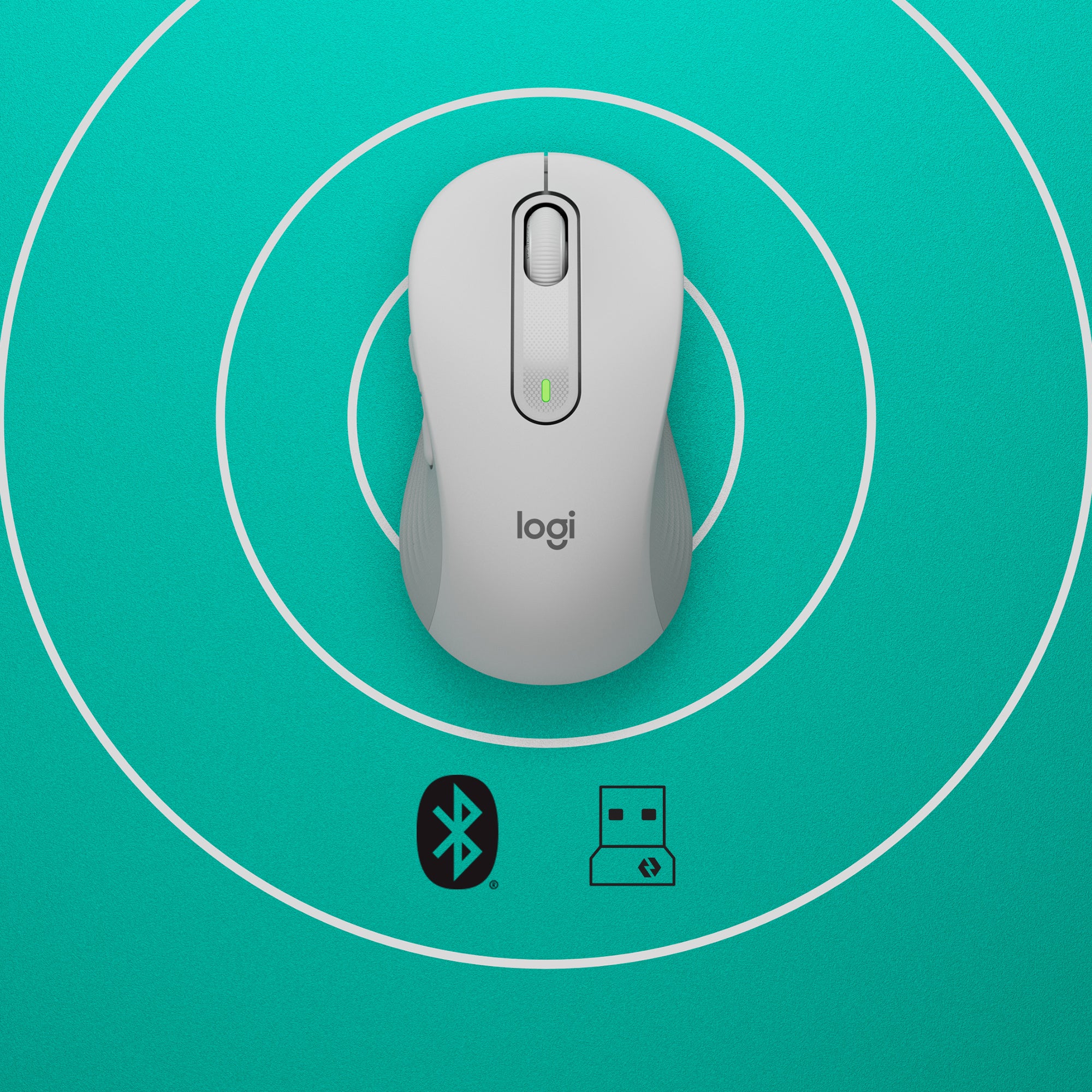   + Bluetooth Optisk 4000 DPI Logitech 910-006238 5099206097193 Datormöss   Signature M650 www.electricalstuff.se ElectricalS