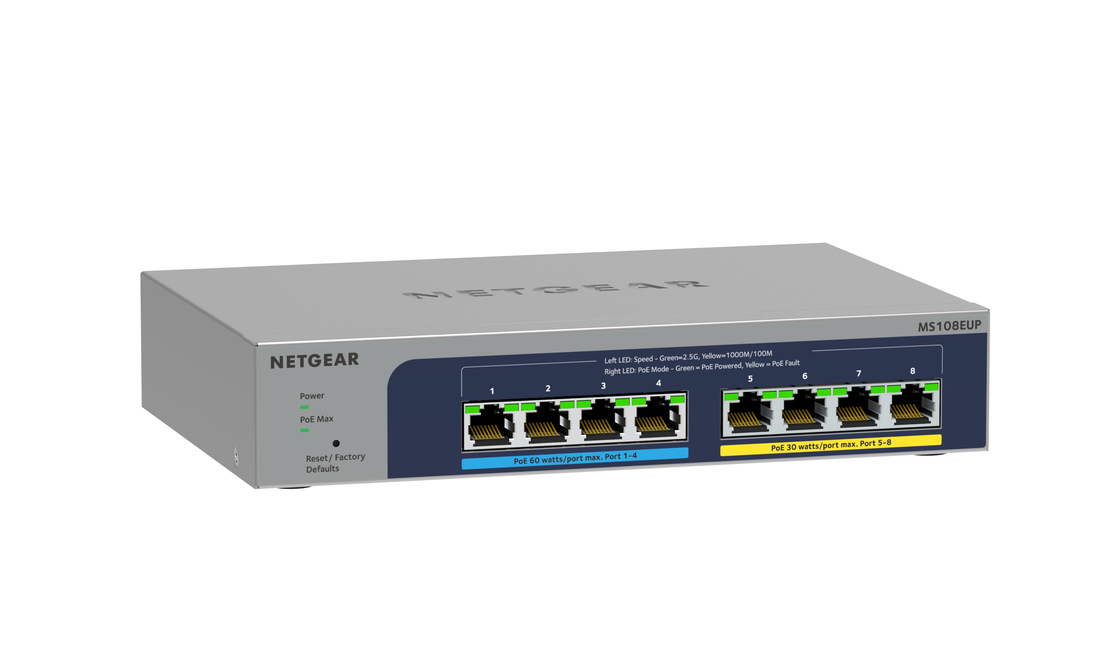  49156980|10606449156987 Nätverksswitchar   8-port Ultra60 PoE++ Multi-Gigabit (2.5G) Ethernet Plus Switch www.electricalstuf