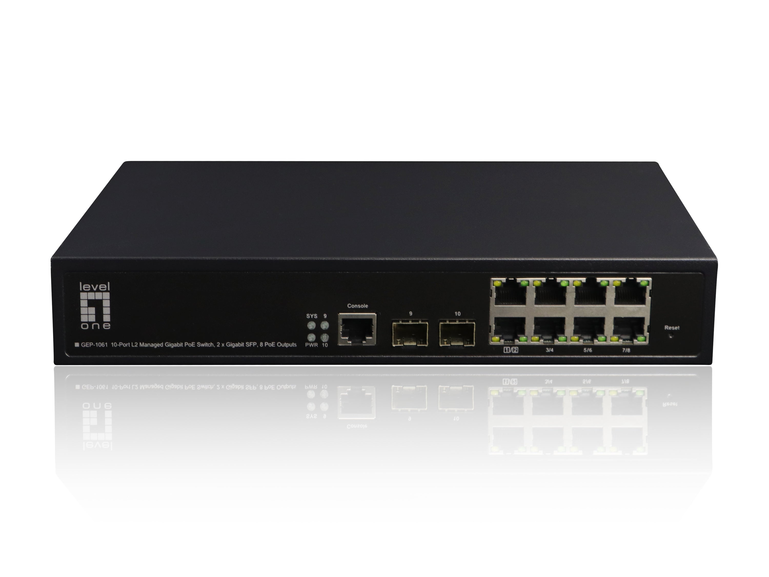  www.electricalstuff.se ElectricalStuff.se   LevelOne GEP-1061 nätverksswitchar hanterad L2 Gigabit Ethernet (10/100/1000) St