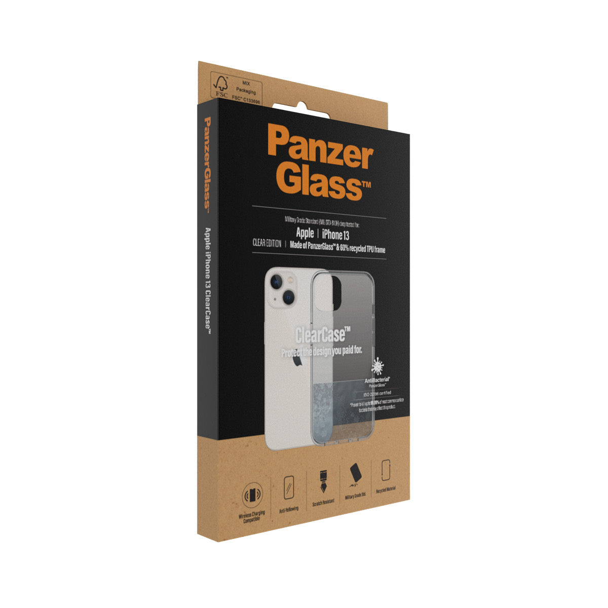  Stuff.se   PanzerGlass 313 mobiltelefonfodral 15,5 cm (6.1") Omslag Transparent PanzerGlass 0313 5711724003134 Mobiltelefonf