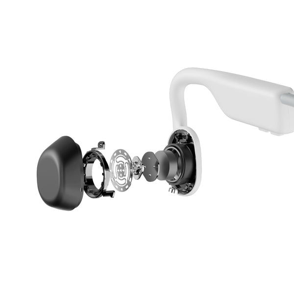  penMove Hörlurar Trådlös Öronkrok Samtal/musik USB Type-C Bluetooth Vit SHOKZ S661WT 0850033806274|850033806274 Hörlurar och