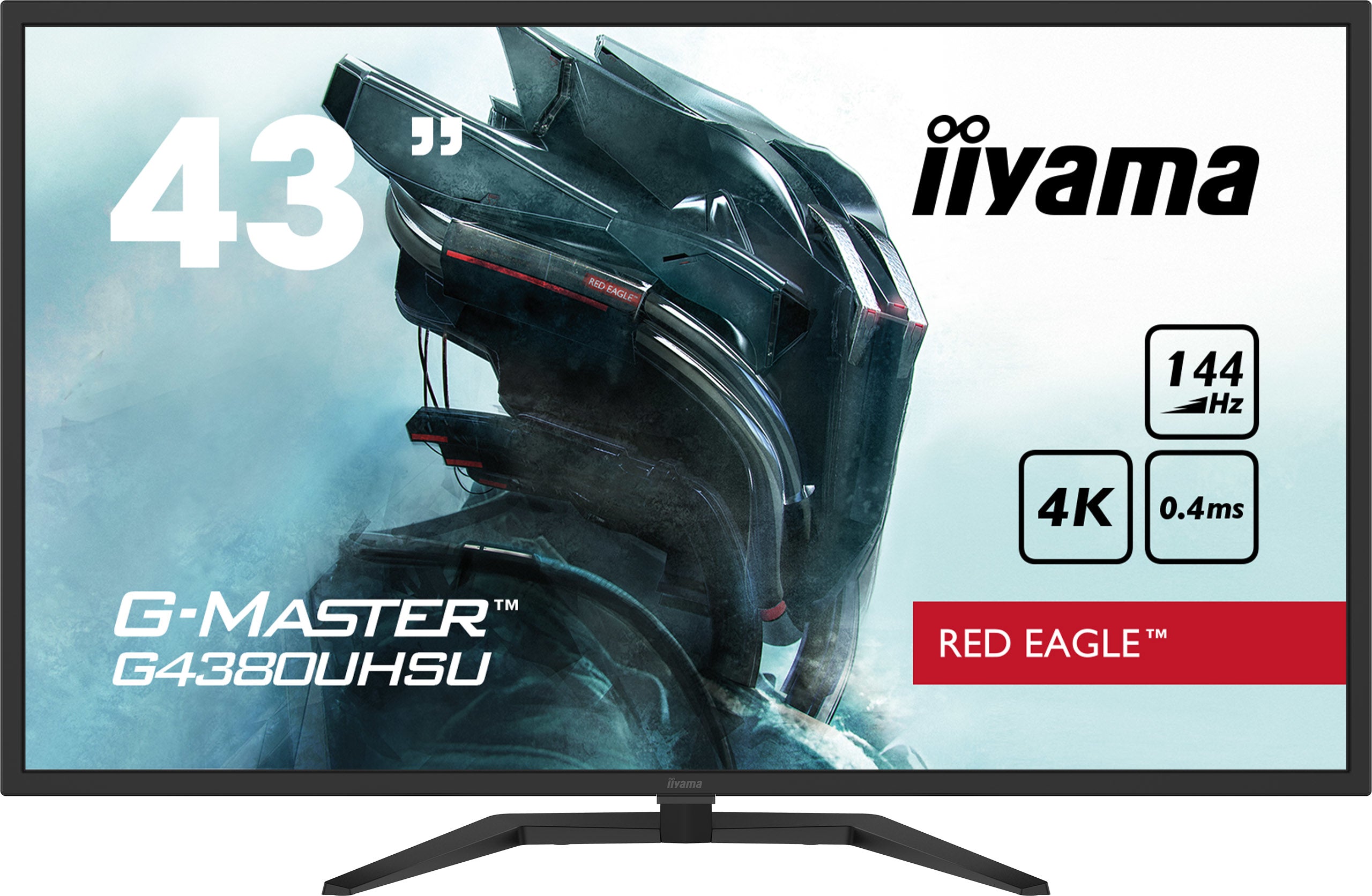  www.electricalstuff.se ElectricalStuff.se   iiyama G-MASTER G4380UHSU-B1 platta pc-skärmar 108 cm (42.5") 3840 x 2160 pixlar