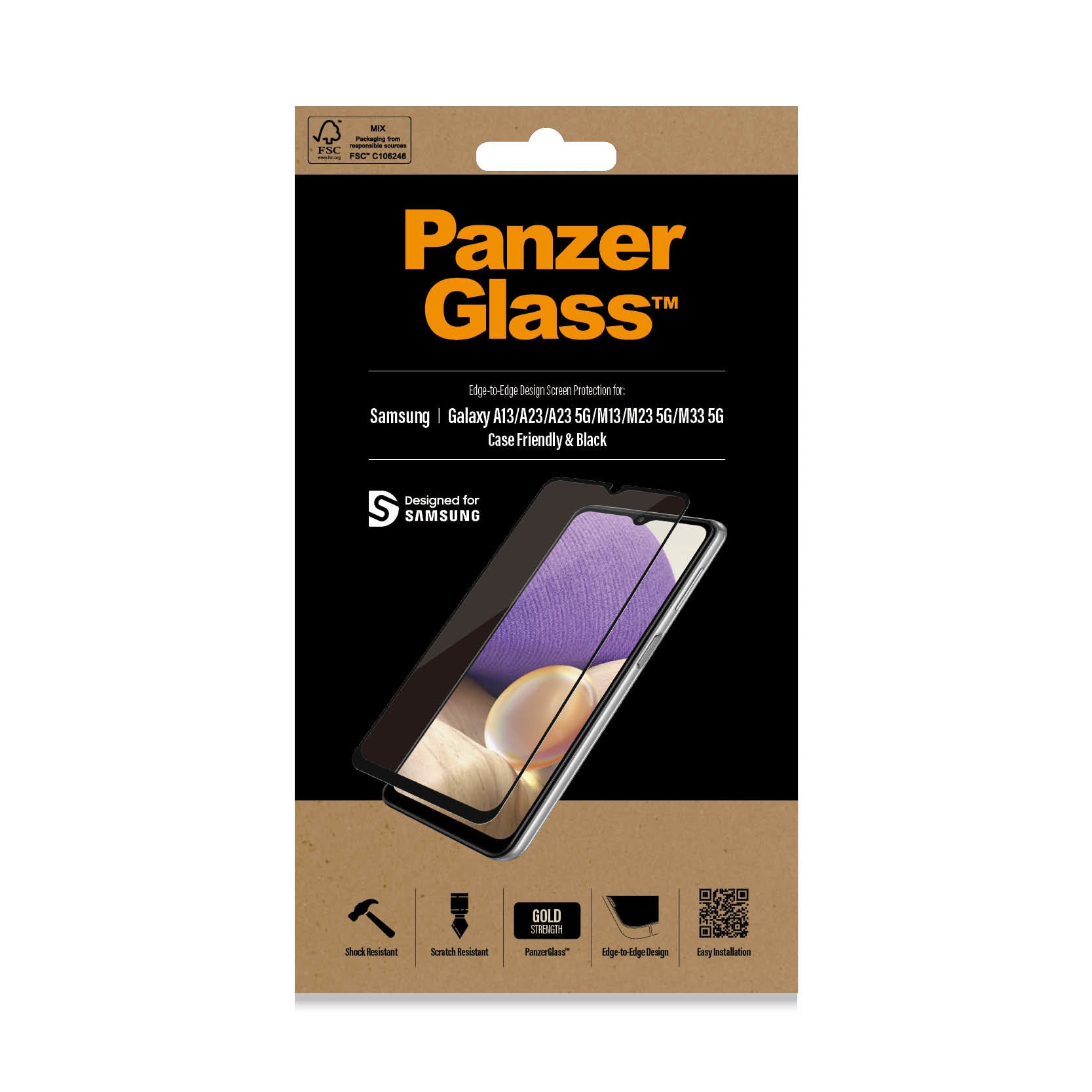  skydd Samsung 1 styck PanzerGlass 7306 5711724073069 Skärm- och Baksidesskydd till Mobiltelefoner   7306 www.electricalstuff