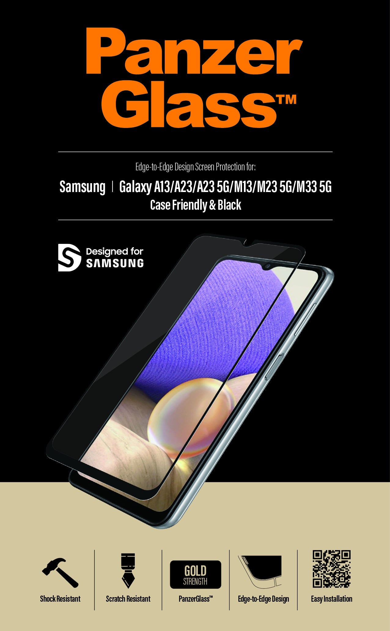  sskydd till mobiltelefon Genomskinligt skärmskydd Samsung 1 styck PanzerGlass 7306 5711724073069 Skärm- och Baksidesskydd ti