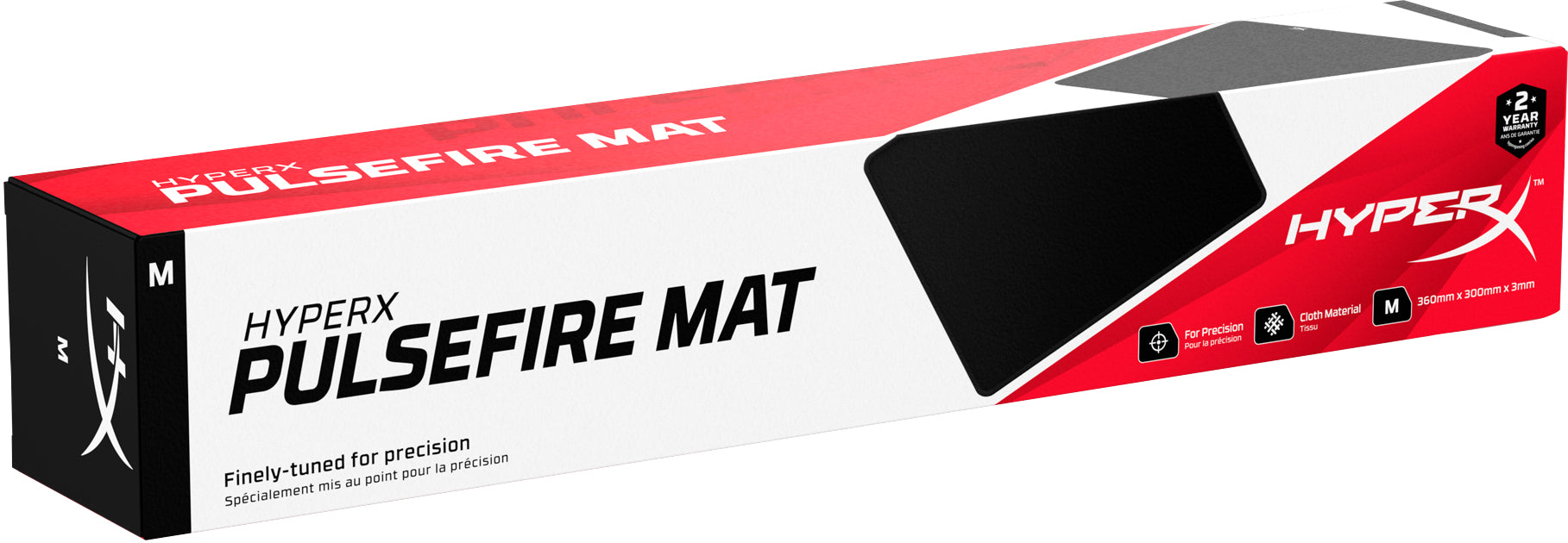   HyperX Pulsefire Mat – gaming-musmatta – textil (M) HP 4Z7X3AA 0196188567319|196188567319 Musmattor HyperX  HyperX Pulsefir