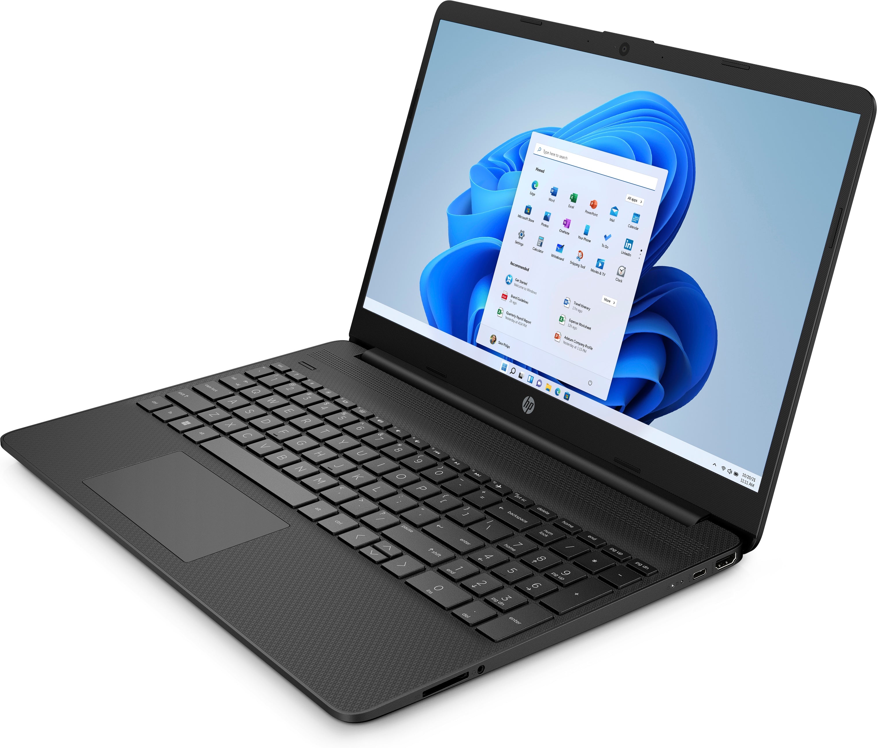  8 GB DDR4-SDRAM 256 GB SSD Wi-Fi 5 (802.11ac) Windows 11 Home Svart HP 661N1EA 0196548234240|196548234240 Bärbara Datorer   