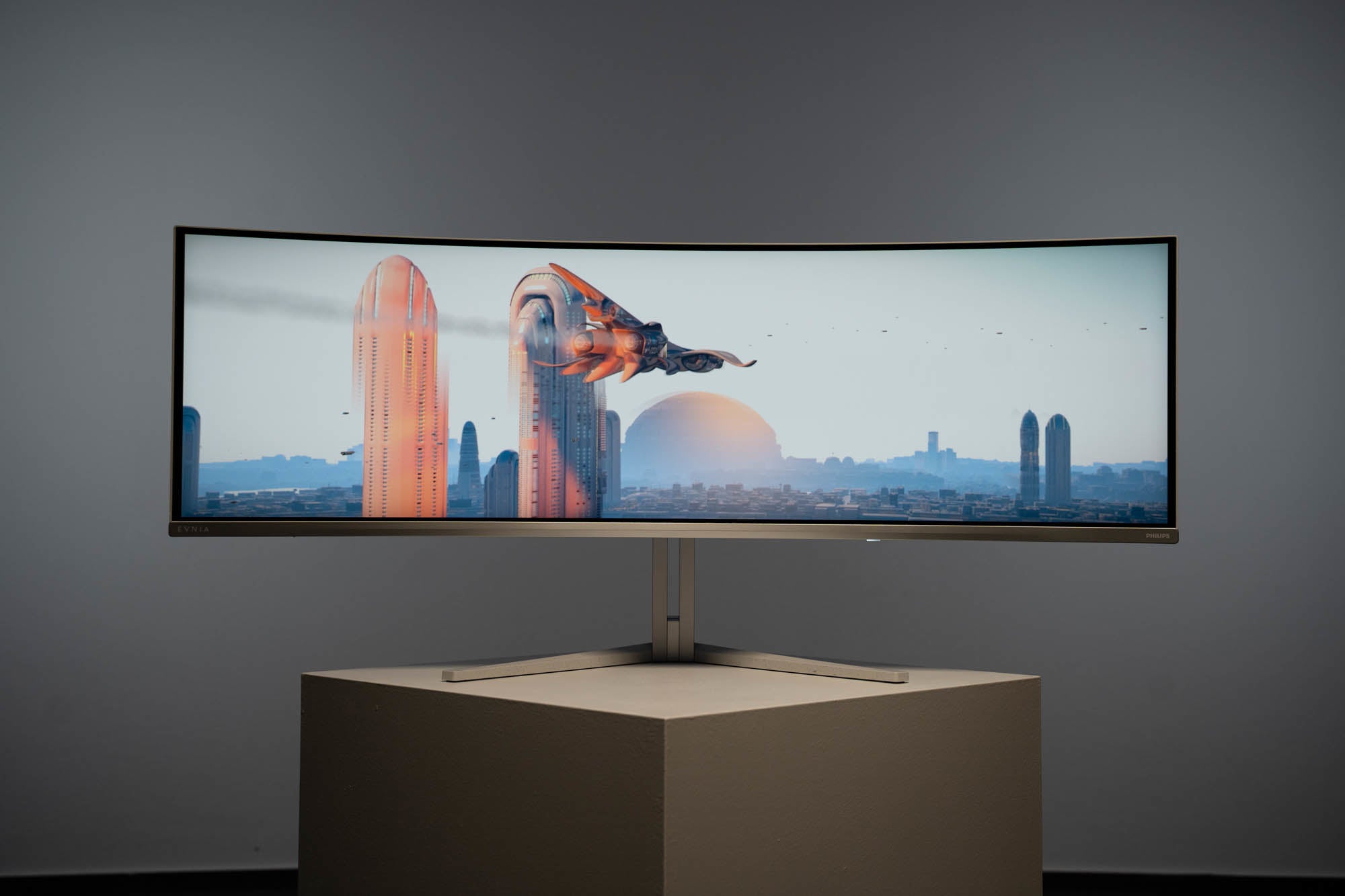  se   Philips Evnia 8000 49M2C8900/00 platta pc-skärmar 124,2 cm (48.9") 5120 x 1440 pixlar Dual QHD QD-OLED Vit Philips 49M2