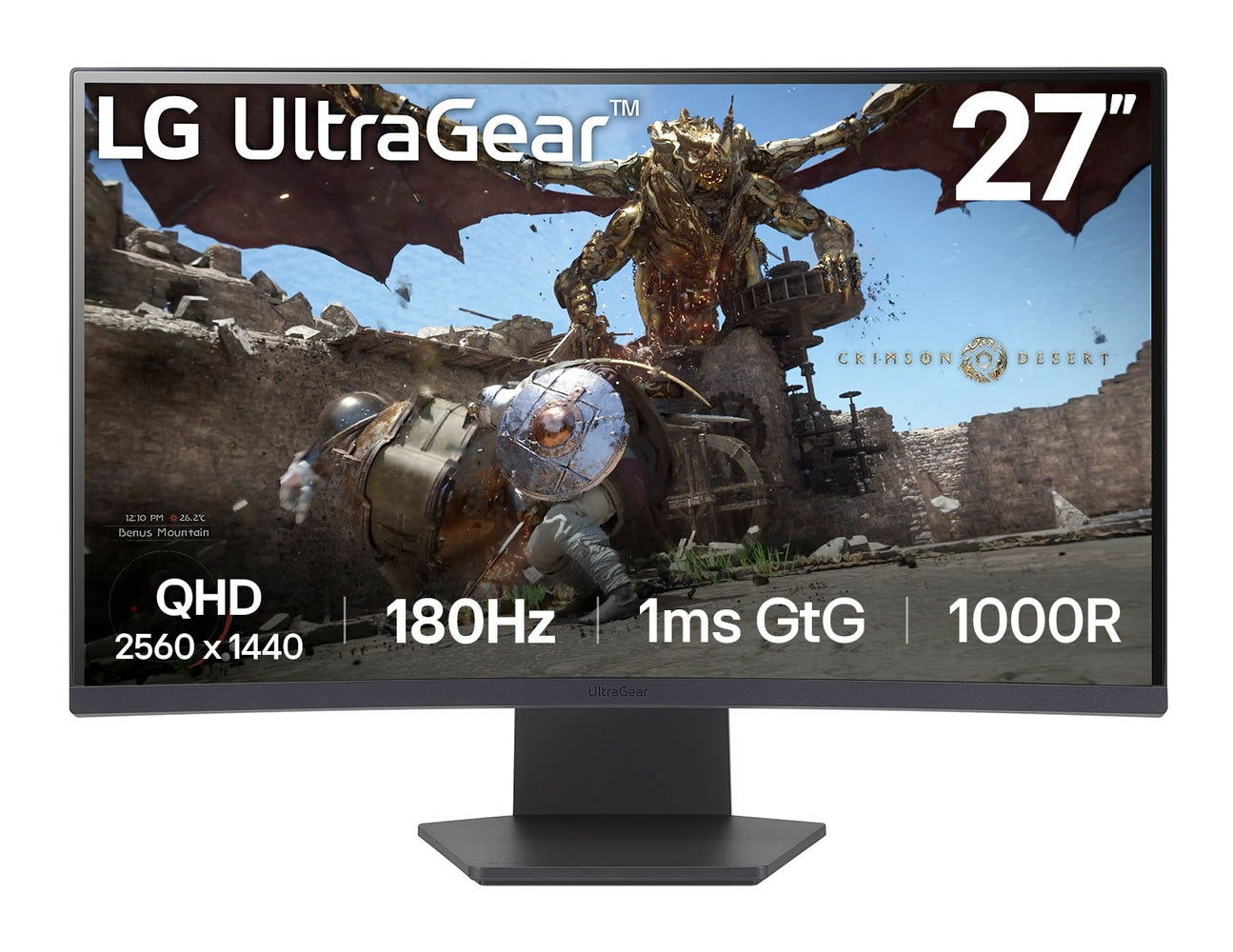  www.electricalstuff.se ElectricalStuff.se   LG 27GS60QC-B platta pc-skärmar 68,6 cm (27") 2560 x 1440 pixlar Full HD LCD Sva