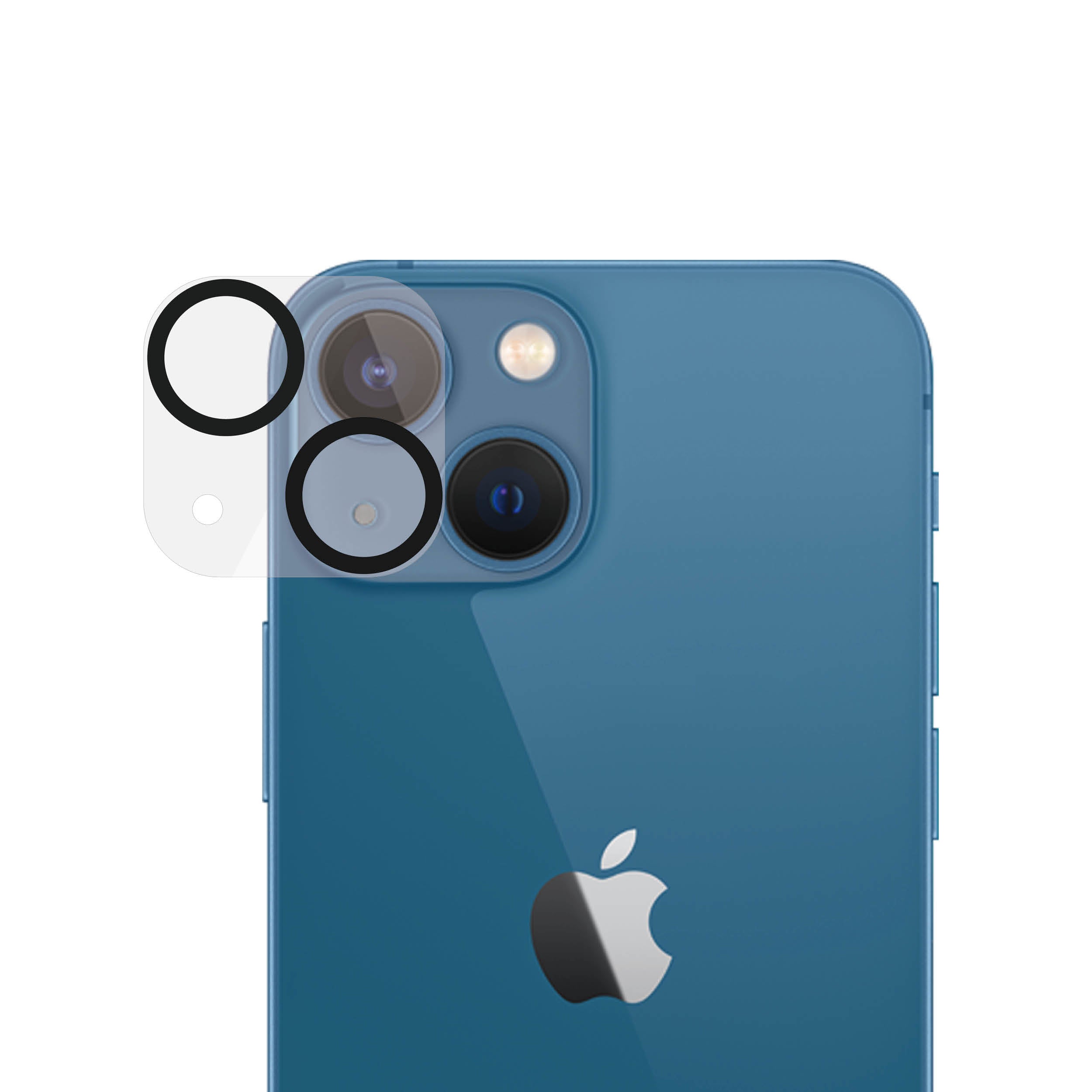  m- och baksidesskydd till mobiltelefon Genomskinligt skärmskydd Apple 1 styck PanzerGlass 0383 5711724003837 Skärm- och Baks