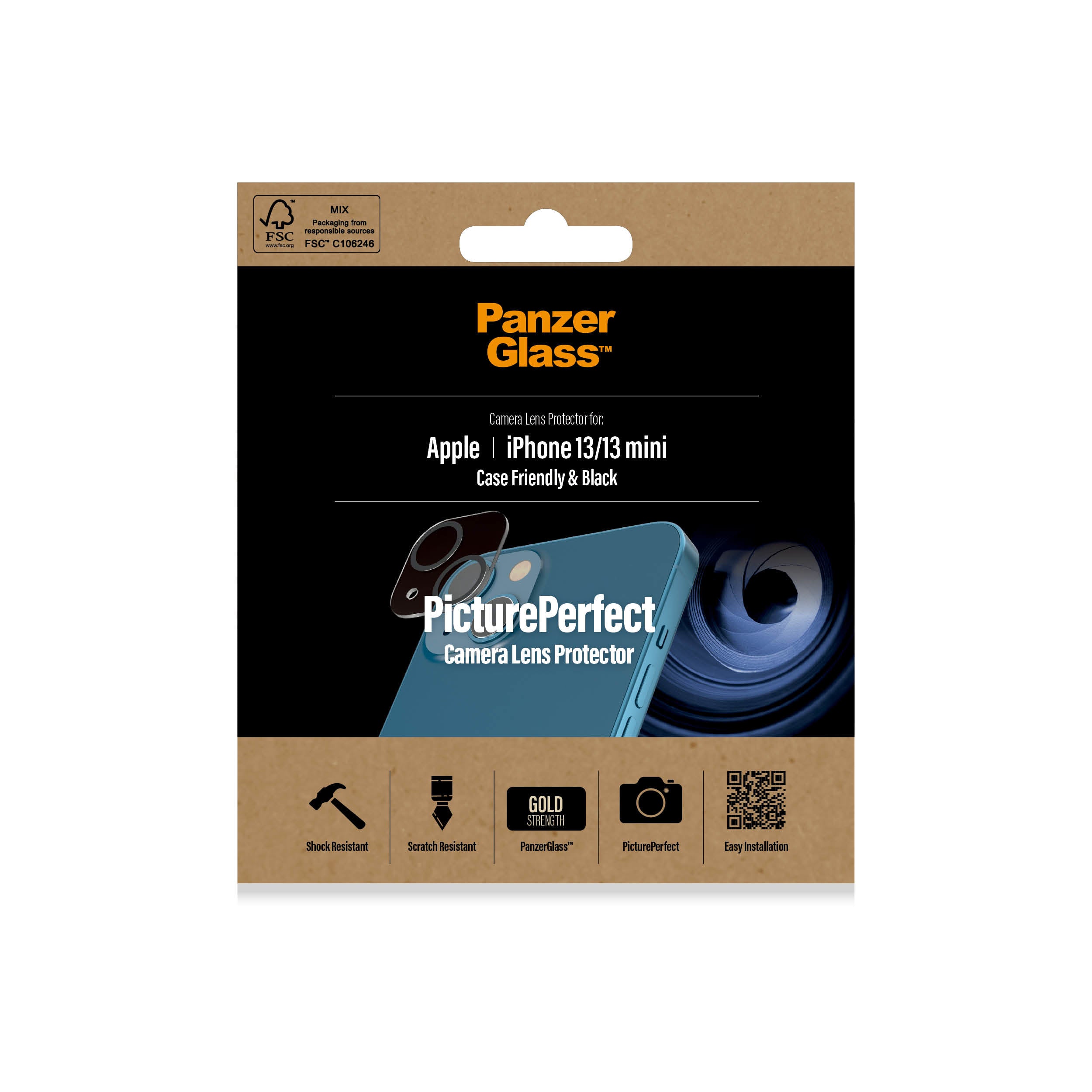  skydd Apple 1 styck PanzerGlass 0383 5711724003837 Skärm- och Baksidesskydd till Mobiltelefoner   0383 www.electricalstuff.s