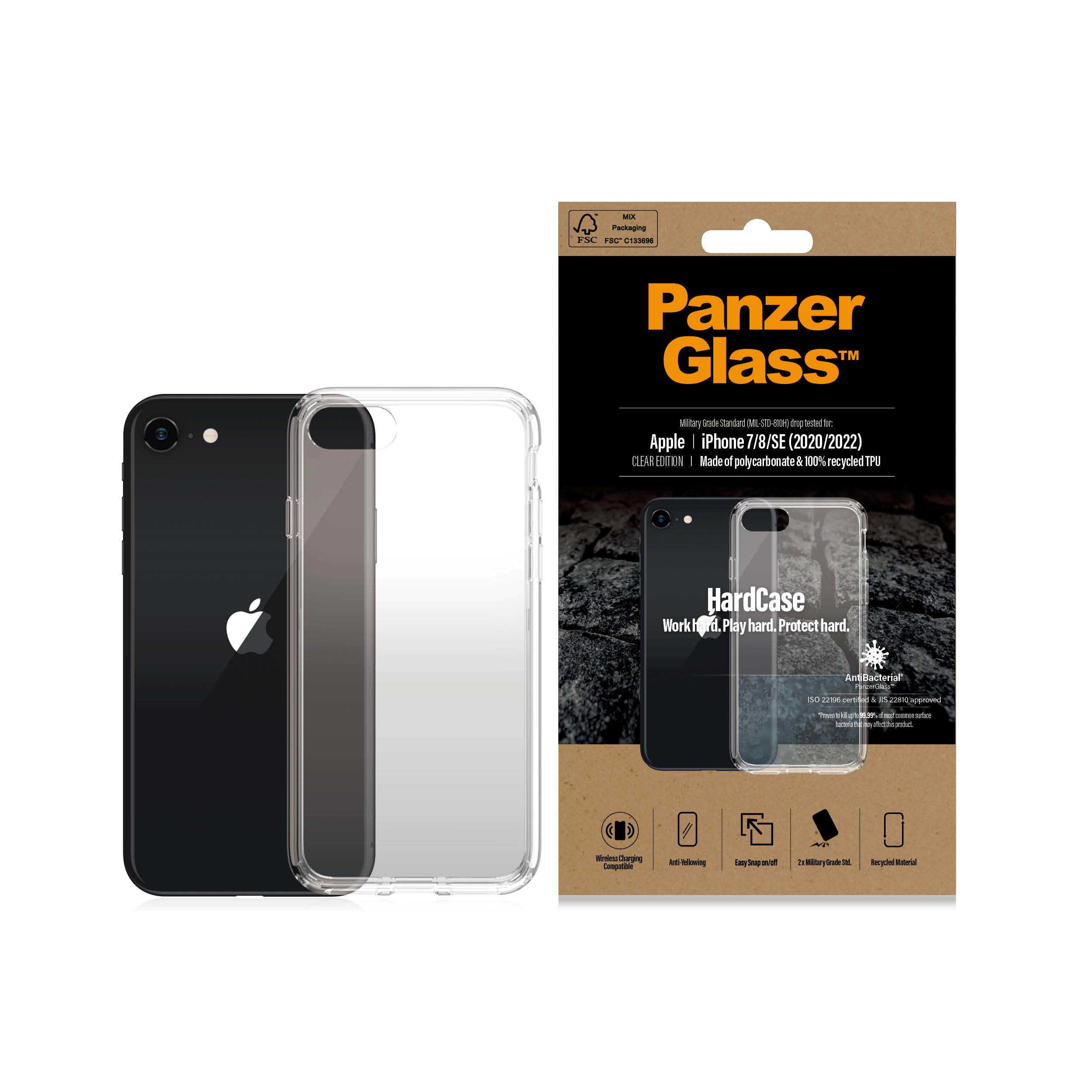  sparent PanzerGlass 0377 5711724003776 Mobiltelefonfodral   0377 www.electricalstuff.se ElectricalStuff.se   PanzerGlass 037