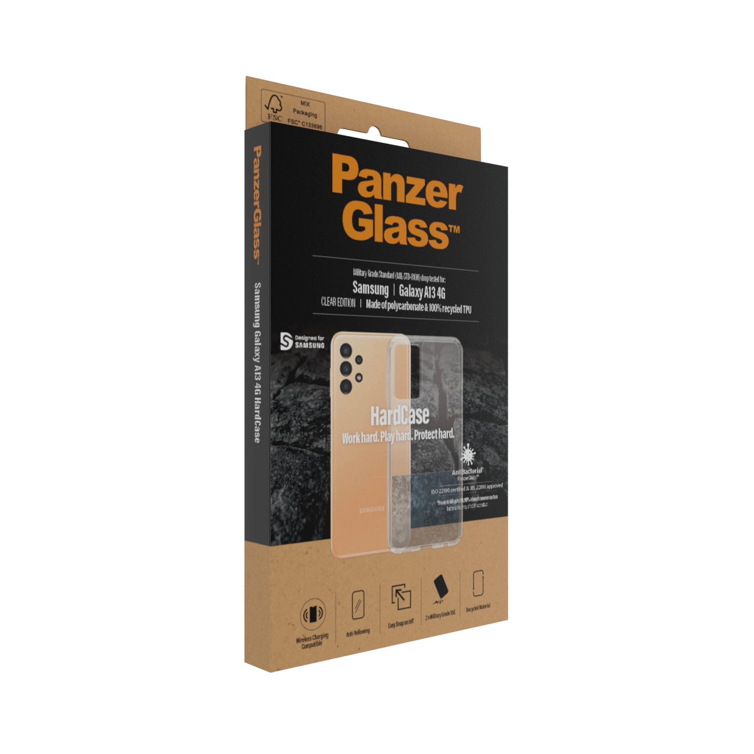  7 mobiltelefonfodral Omslag Transparent PanzerGlass 0387 5711724003875 Mobiltelefonfodral   0387 www.electricalstuff.se Elec