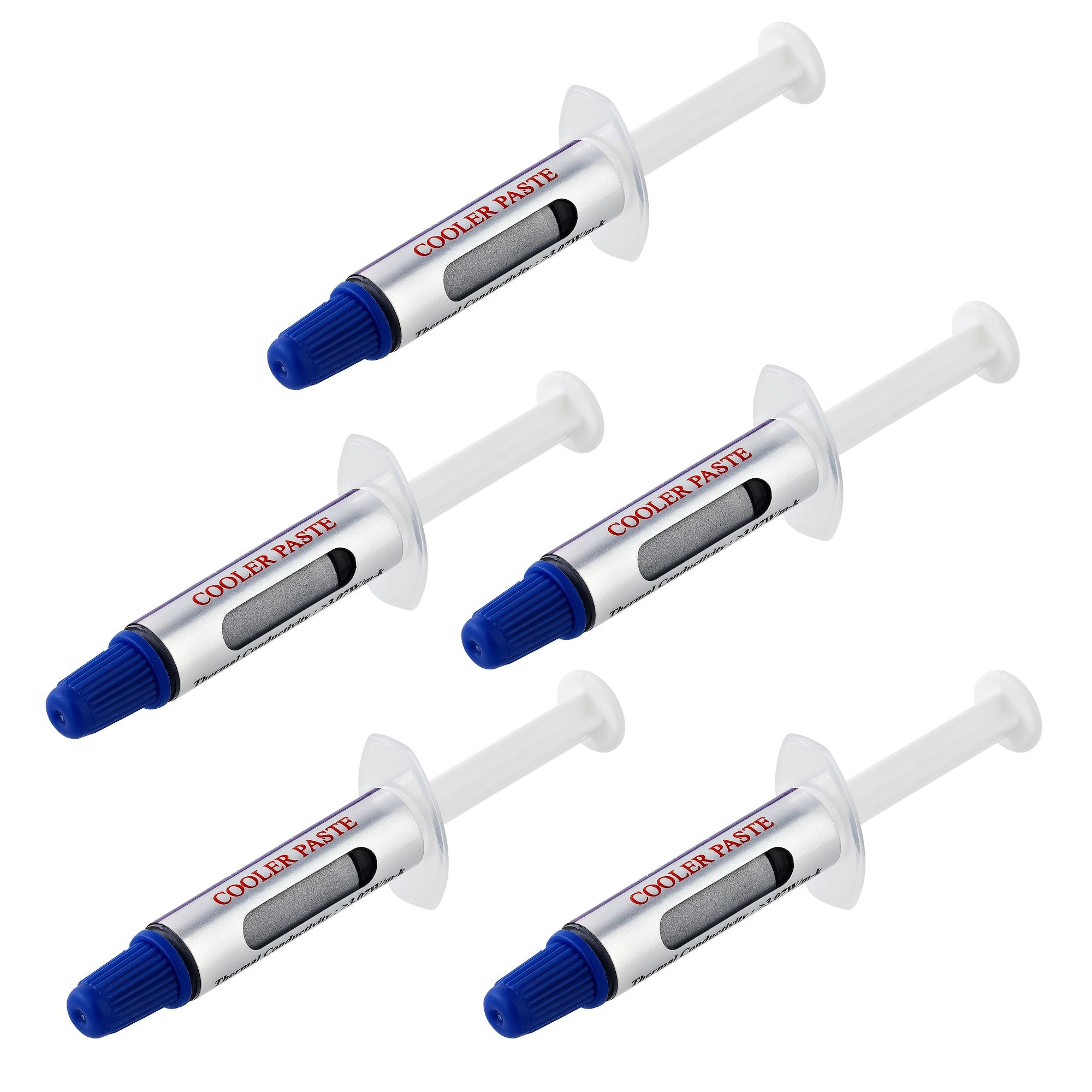  a sprutor (1,5 g/styck), kylpasta av metalloxid, kylpasta för CPU/GPU, RoHS/CE StarTech.com SILV5-THERMAL-PASTE 006503089530
