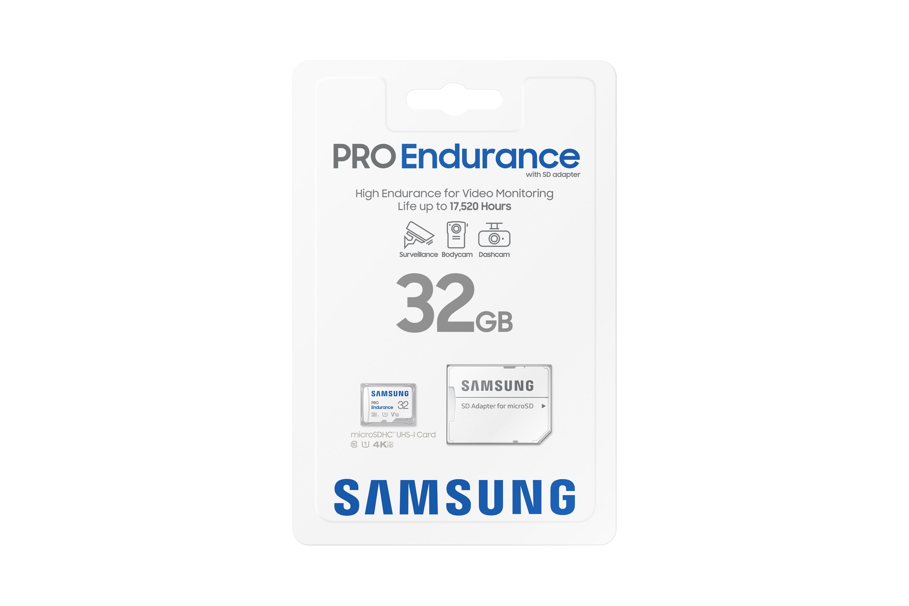  7232 Flashminne   MB-MJ32K www.electricalstuff.se ElectricalStuff.se   Samsung MB-MJ32K 32 GB MicroSDXC UHS-I Klass 10 Samsu
