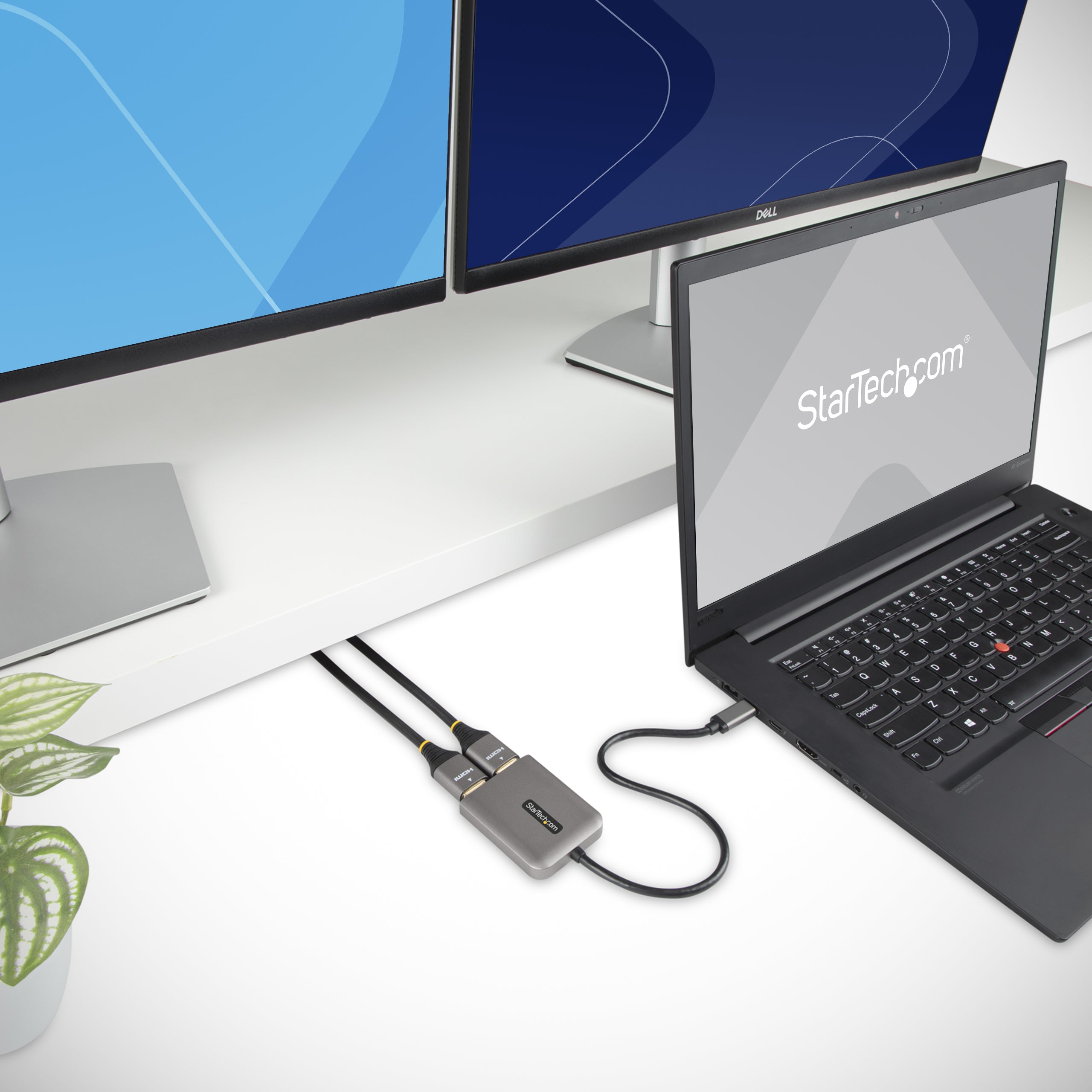  .4 Multi-Stream Transport Hub - USB-C till HDMI-splitter StarTech.com MST14CD122HD 0065030888288|065030888288 USB-Grafikadap
