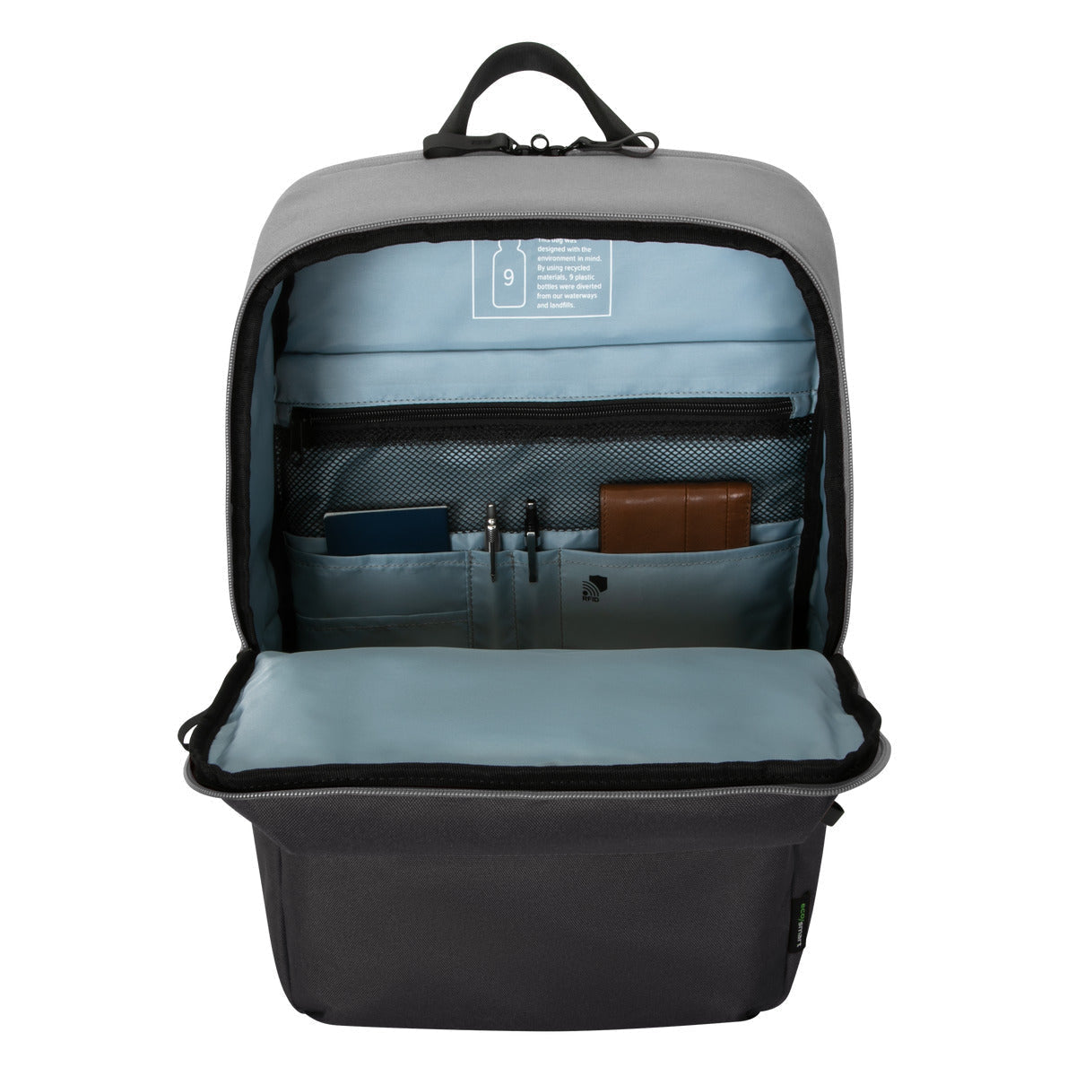  uff.se   Targus Sagano 39,6 cm (15.6") Ryggsäck Svart, Grå Targus TBB634GL 5051794040548|0092636360894|092636360894 Väskor B