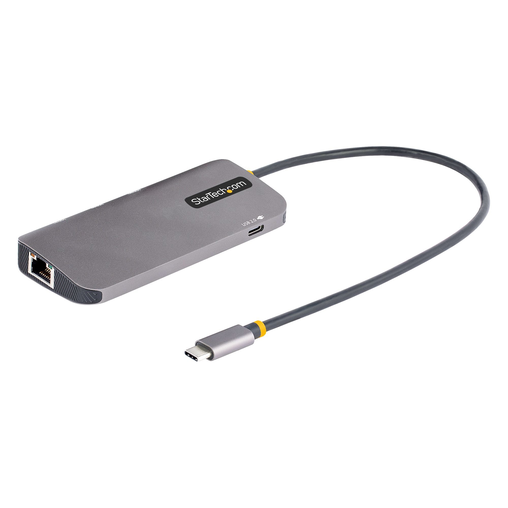  A 3.2-hubb, 100 W pass-through-strömförsörjning, GbE, 12"/30 cm kabel, resedocka, dockningsstation för bärbar dator Sta