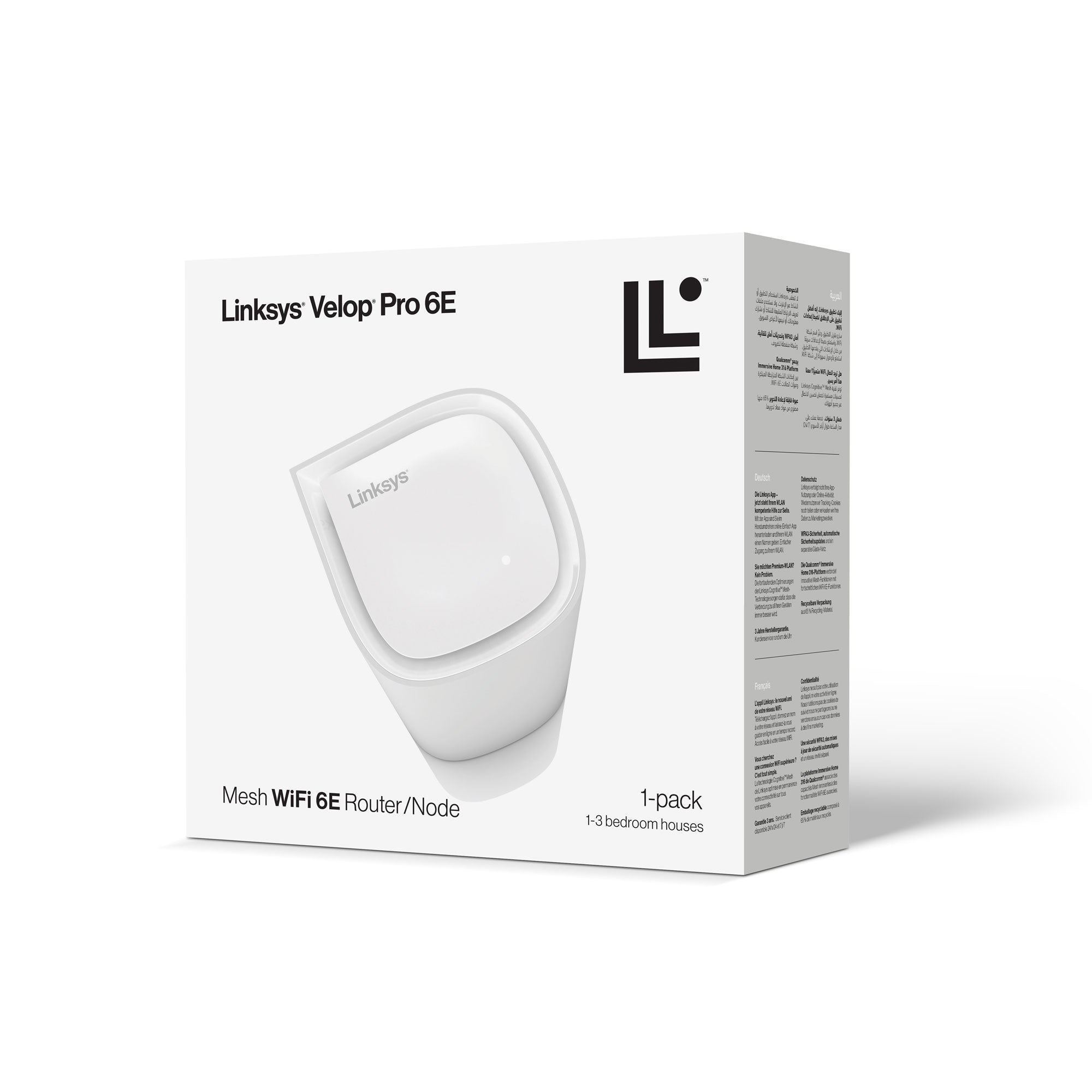  83856626 Mesh Wi-Fi-system   Velop Pro 6E Mesh WiFi 6E True trippelbandssystem www.electricalstuff.se ElectricalStuff.se   L